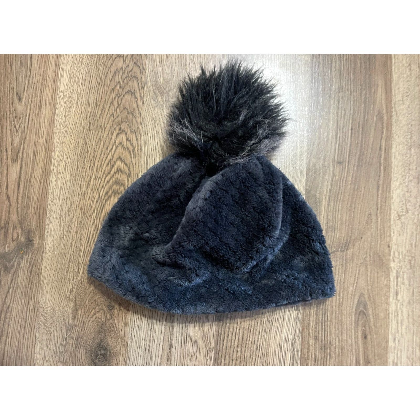 Vintage Columbia Hats Women's Gray Winter Beanie Pompom Top Size ONE SIZE - 2 Thumbnail