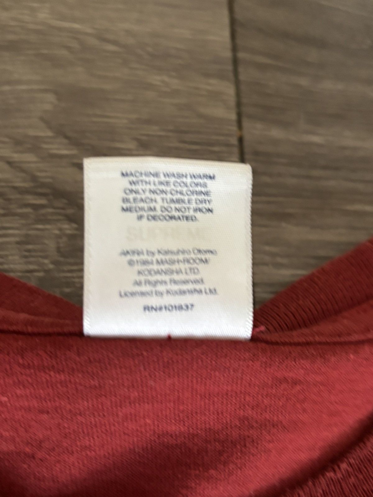 Supreme Supreme Akira Yamagata Tee Size US M / EU 48-50 / 2 - 6 Thumbnail