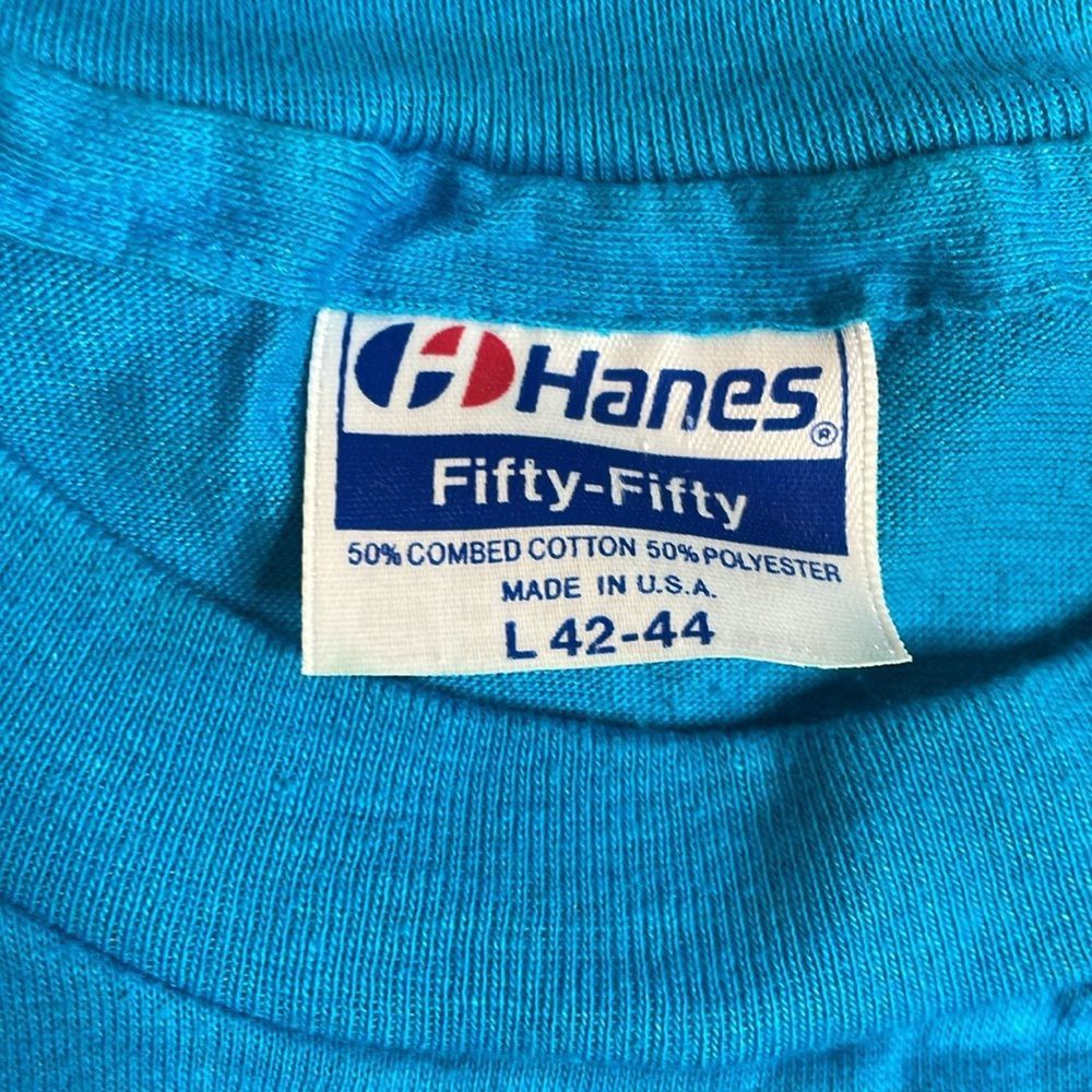 Vintage 70s Vintage Provincetown Sailing Tshirt Blue Large Single St Size US L / EU 52-54 / 3 - 3 Thumbnail