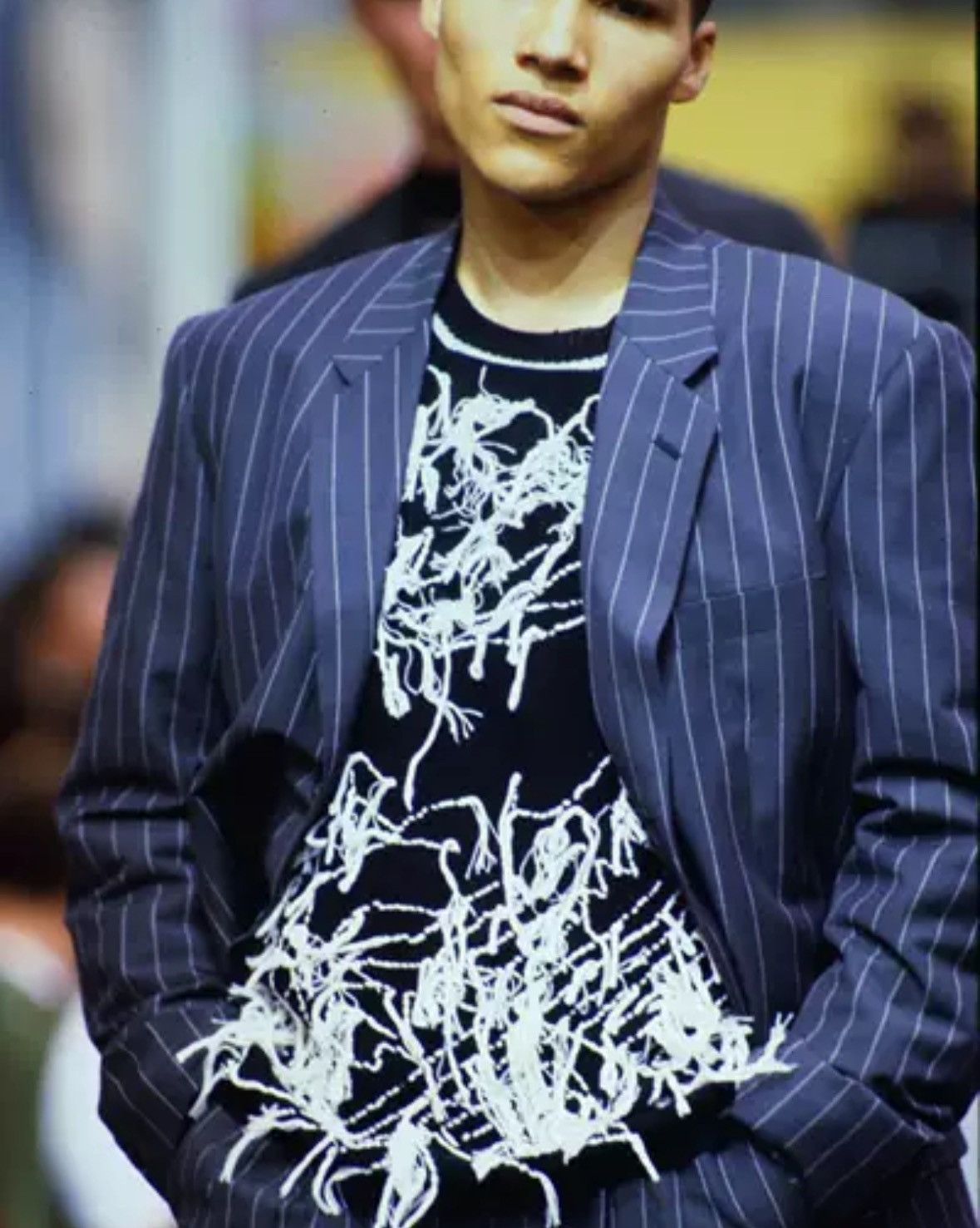 Yohji Yamamoto Yohji Yamamoto 93ss box striped suit 2412-Nextarrow Size US S / EU 44-46 / 1 - 9 Thumbnail