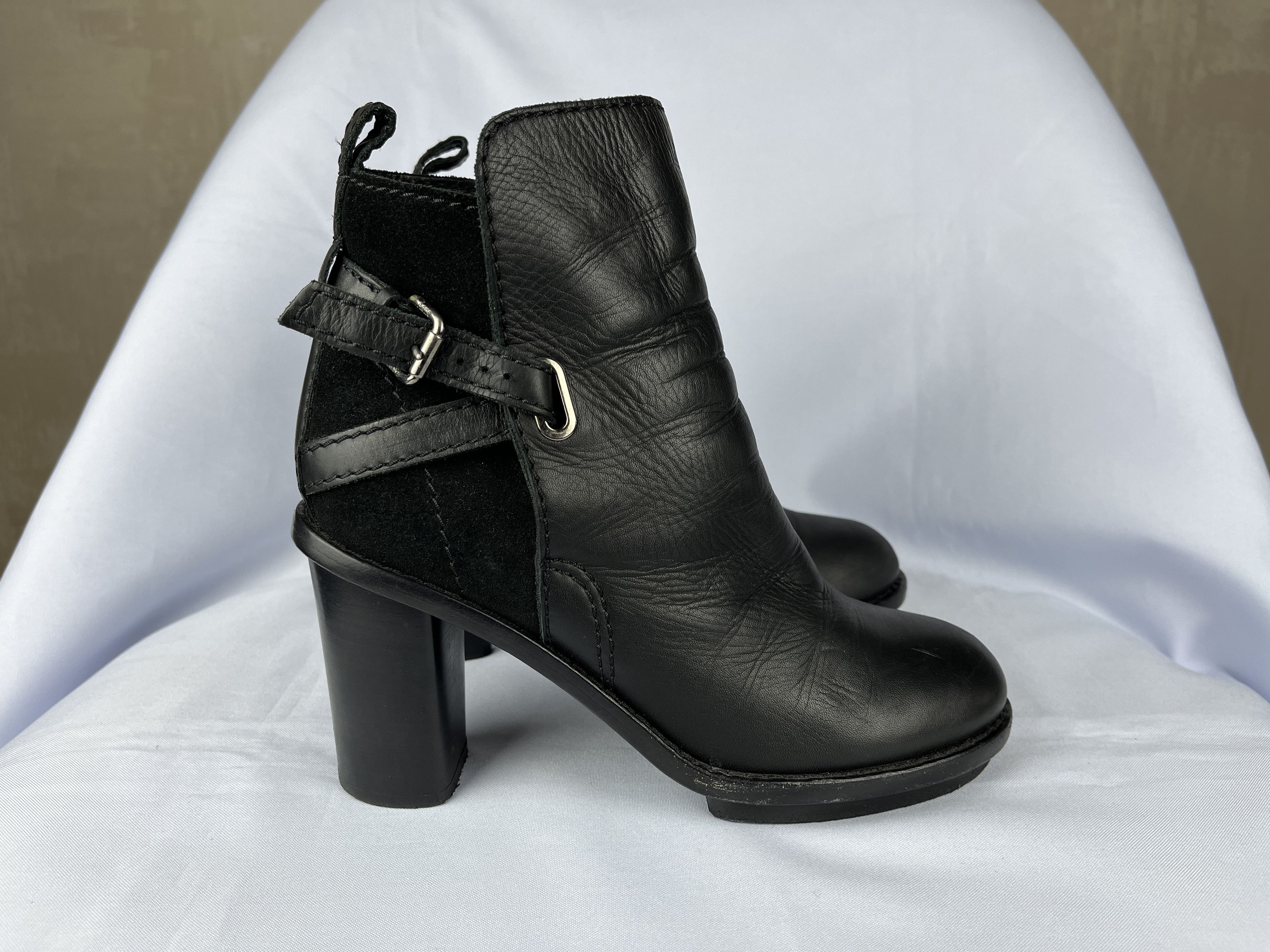 Acne Studios ACNE Heels Leather Belt Boots Size EU 39 / UK 6 / US 9 Size US 9 / IT 39 - 2 Thumbnail