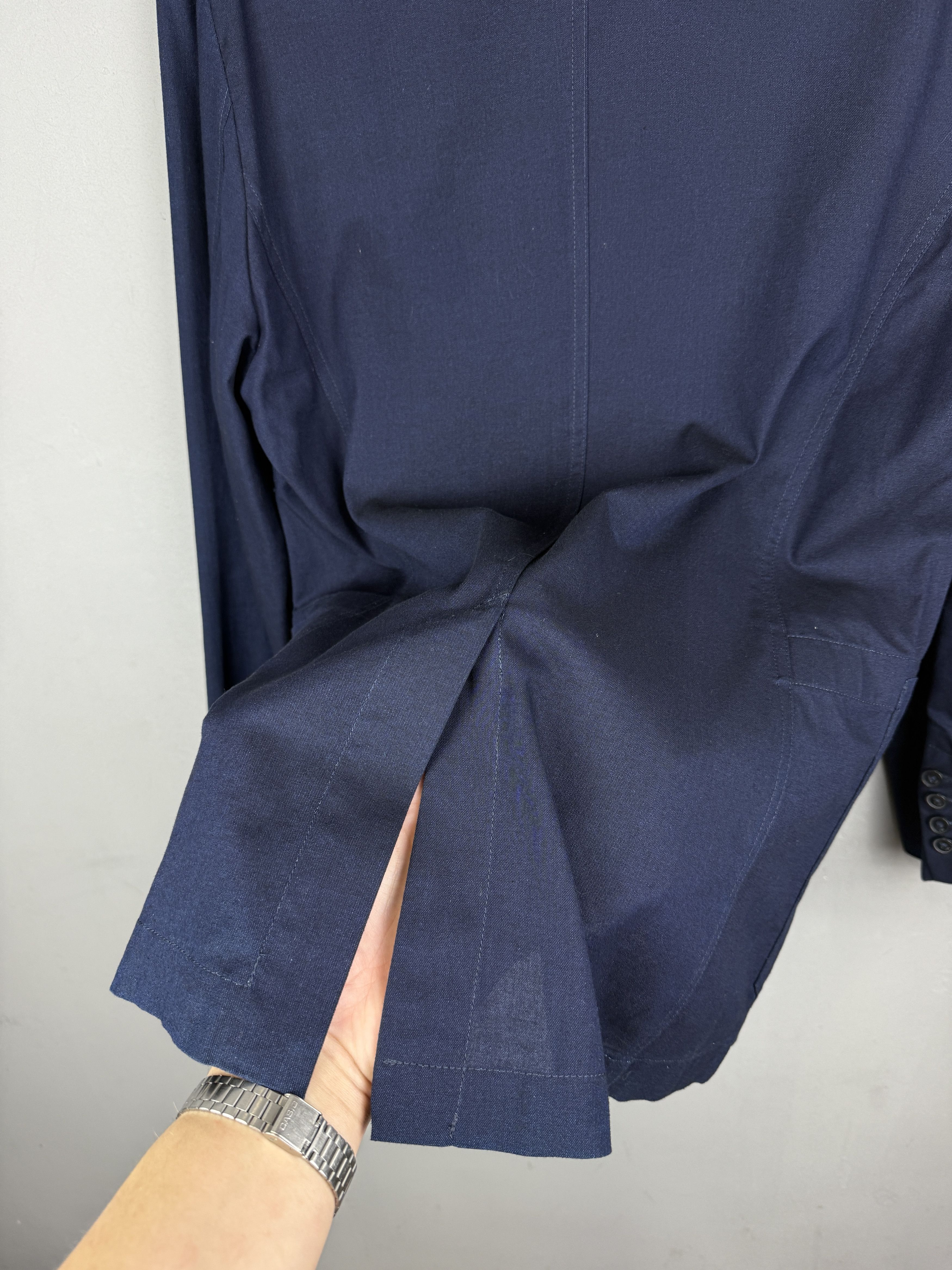 Designer G-Star Raw Shattor Omega Blazer Cotton Jacket 3 Button Navy Size 52R - 12 Thumbnail