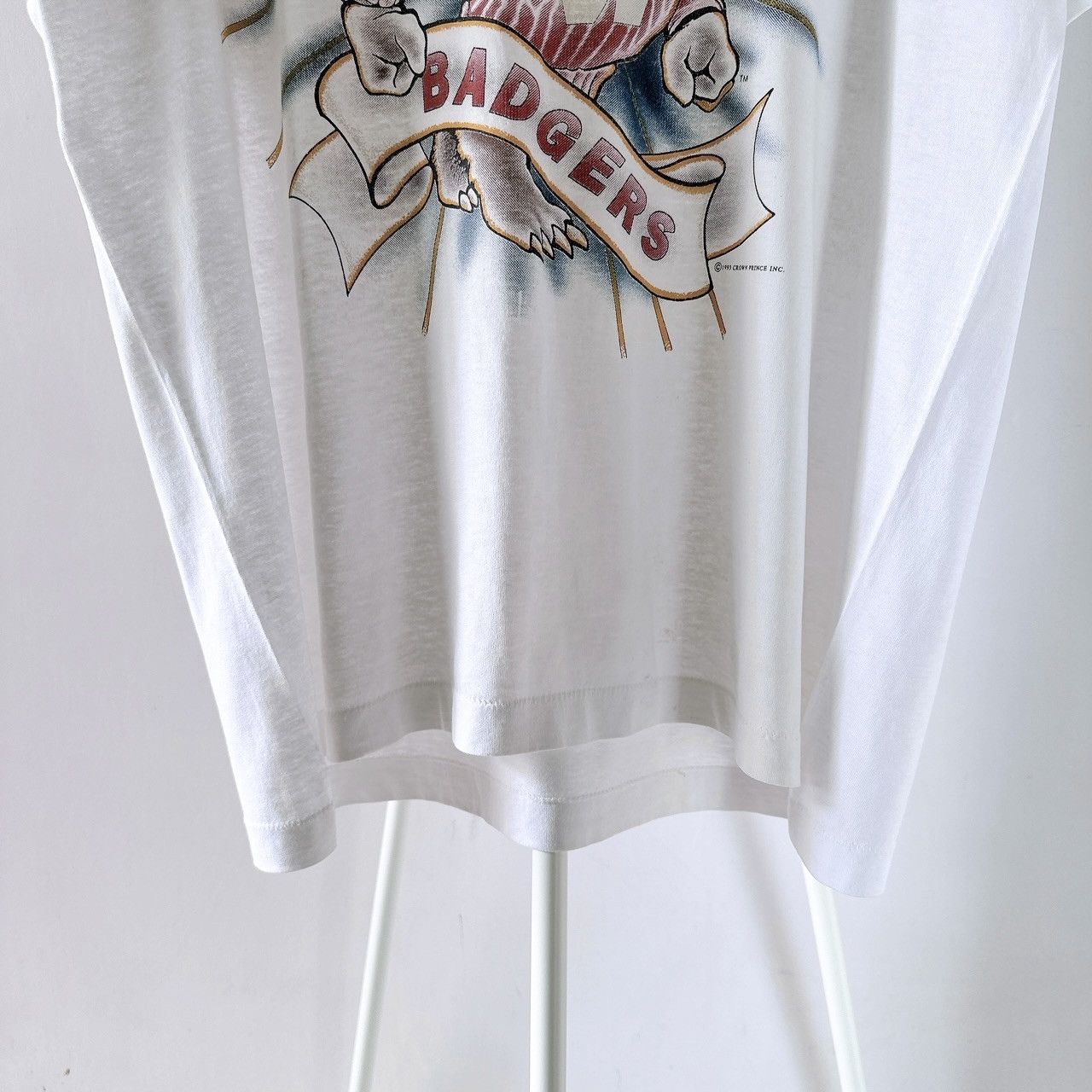 Vintage 90s Wisconsin Badgers t-shirt/ XL Size US XL / EU 56 / 4 - 3 Thumbnail