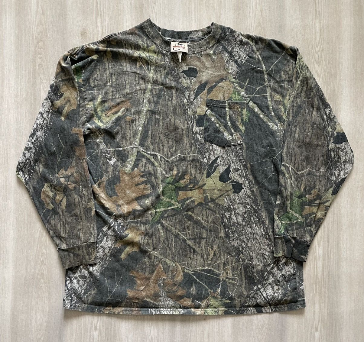 Mossy Oaks × Vintage Vintage Camo Long Sleeve Shirt Mossy Oak Break Up Sz 2XL Size US XXL / EU 58 / 5 - 1 Thumbnail