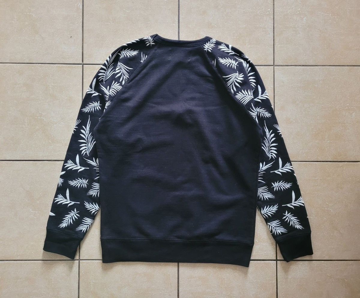 Our Legacy aw14 Black emb plants Sweatshirt