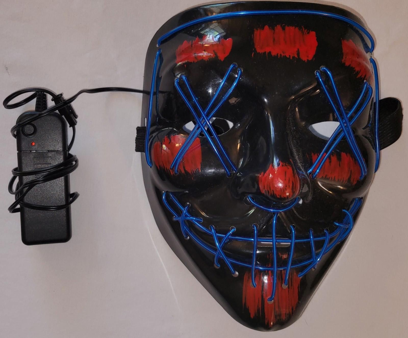 The Unbranded Brand PURGE light-up halloween mask, 3 different light settings Size ONE SIZE - 1 Thumbnail