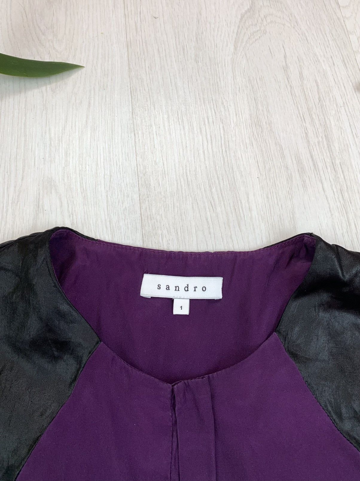 Sandro Sandro Paris Women’s Silk Blouse Size 1 Size S / US 4 / IT 40 - 3 Thumbnail