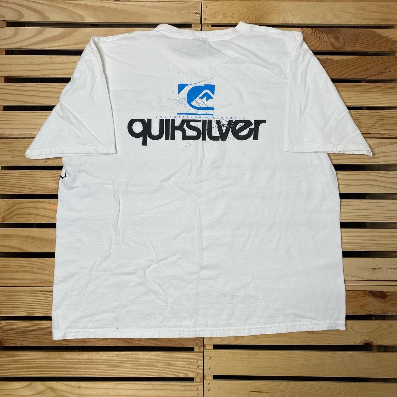 Quiksilver Vintage Quiksilver White Surf Tee Size XL Size US XL / EU 56 / 4 - 2 Thumbnail