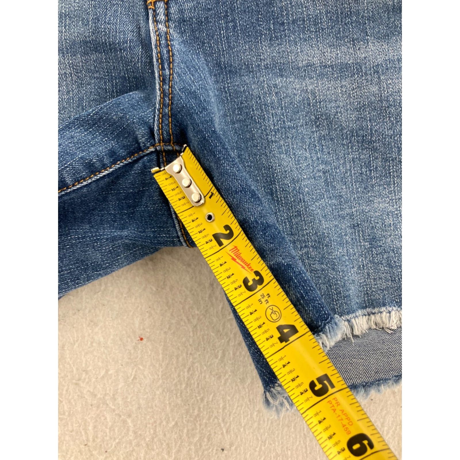 Vintage VINTAGE Seven7 Bermuda Shirt Women 4 Blue Denim Dark Wash 80s 90s Size 27" / US 4 / IT 40 - 5 Thumbnail