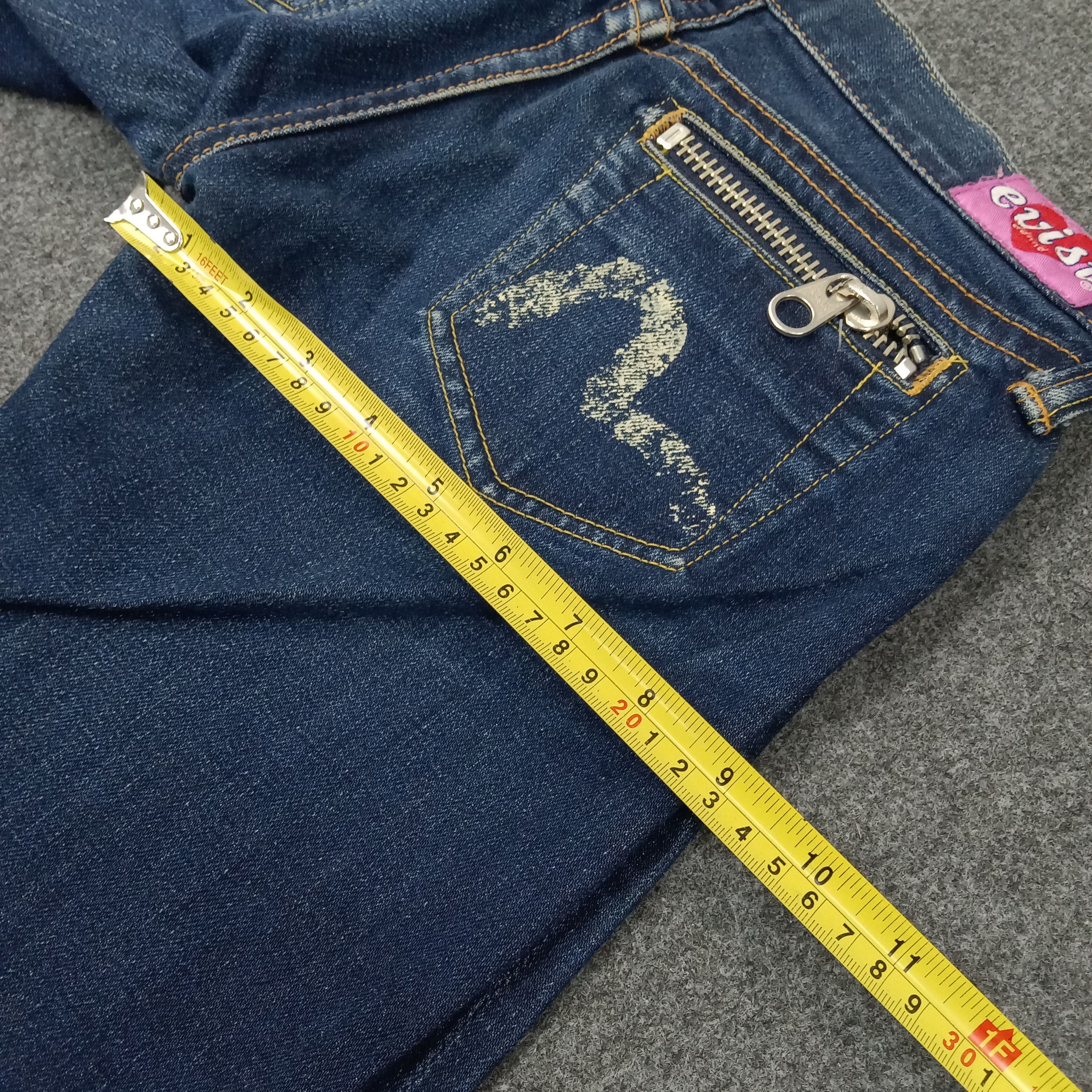 Evisu Evisu Japanese Brand Daicock Custom Art Denim Jeans C228N24 Size 28" / US 6 / IT 42 - 11 Thumbnail
