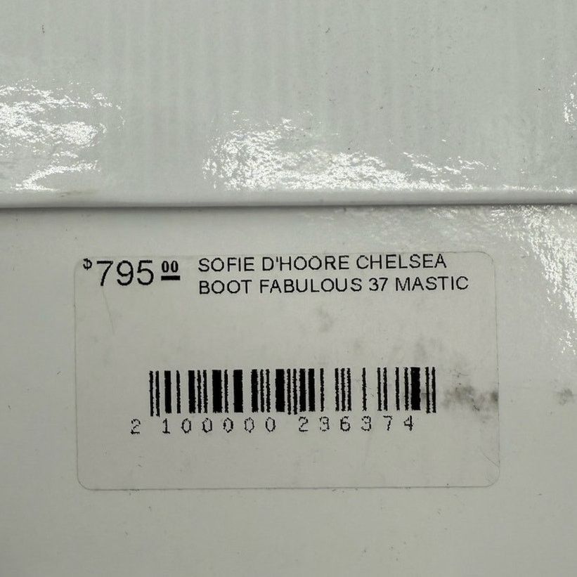 SOFIE D'HOORE NEW Sofie D'Hoore Fabulous Rubber Chelsea Leather Boots Size US 7 / IT 37 - 11 Thumbnail