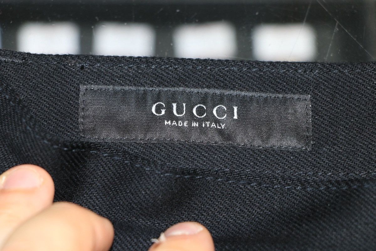 Gucci Gucci La Famigilia Horsebit Denim Cotton Jeans Size 34 Size US 34 / EU 50 - 6 Thumbnail
