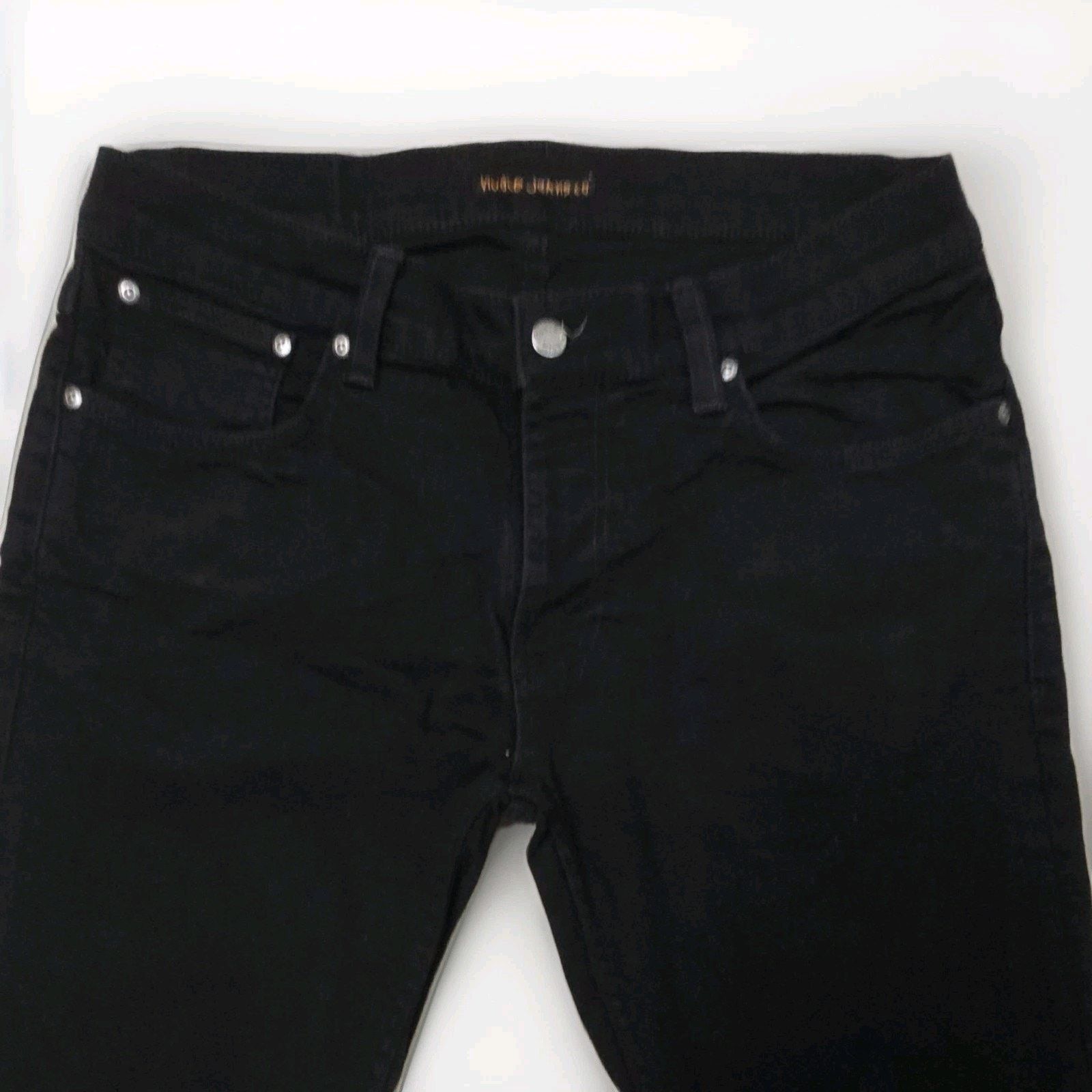 Nudie Jeans Nudie Tight Terry Jeans Skinny In Ever Black Very Nice 34×34 Size US 34 / EU 50 - 4 Thumbnail