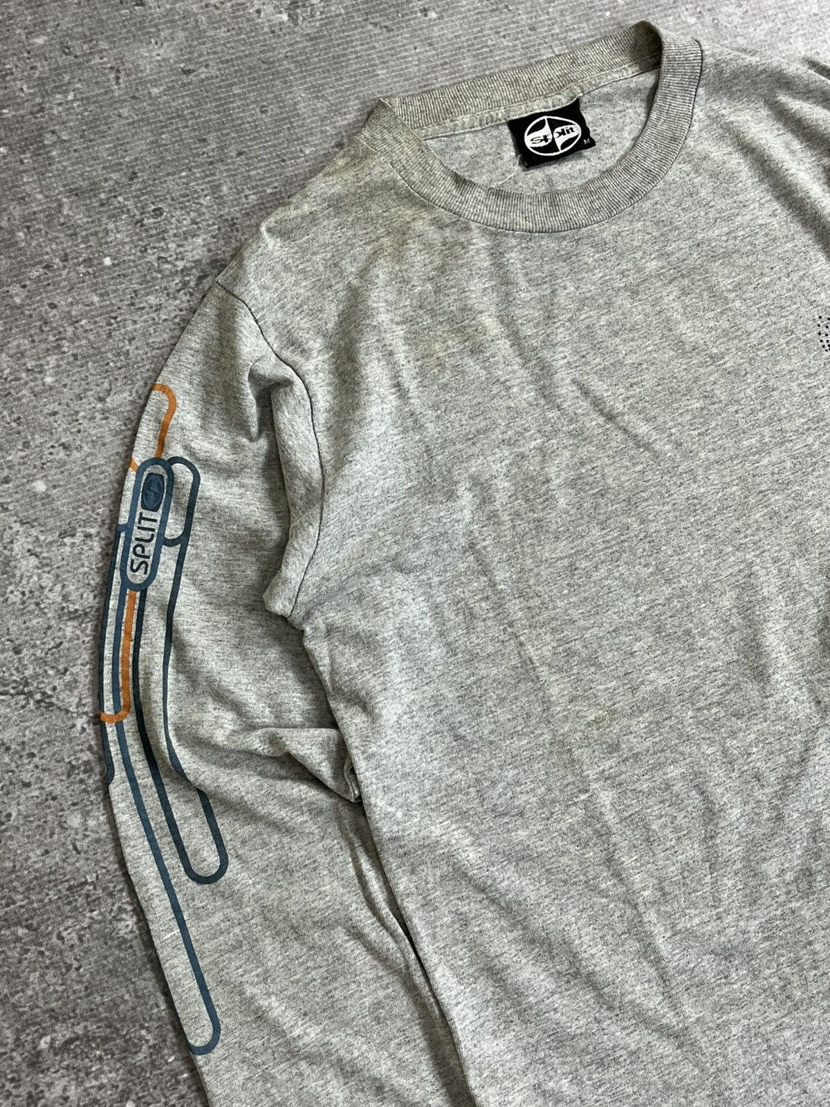 Split Vintage 90s Split Skateboard Longsleeve Size US M / EU 48-50 / 2 - 3 Thumbnail