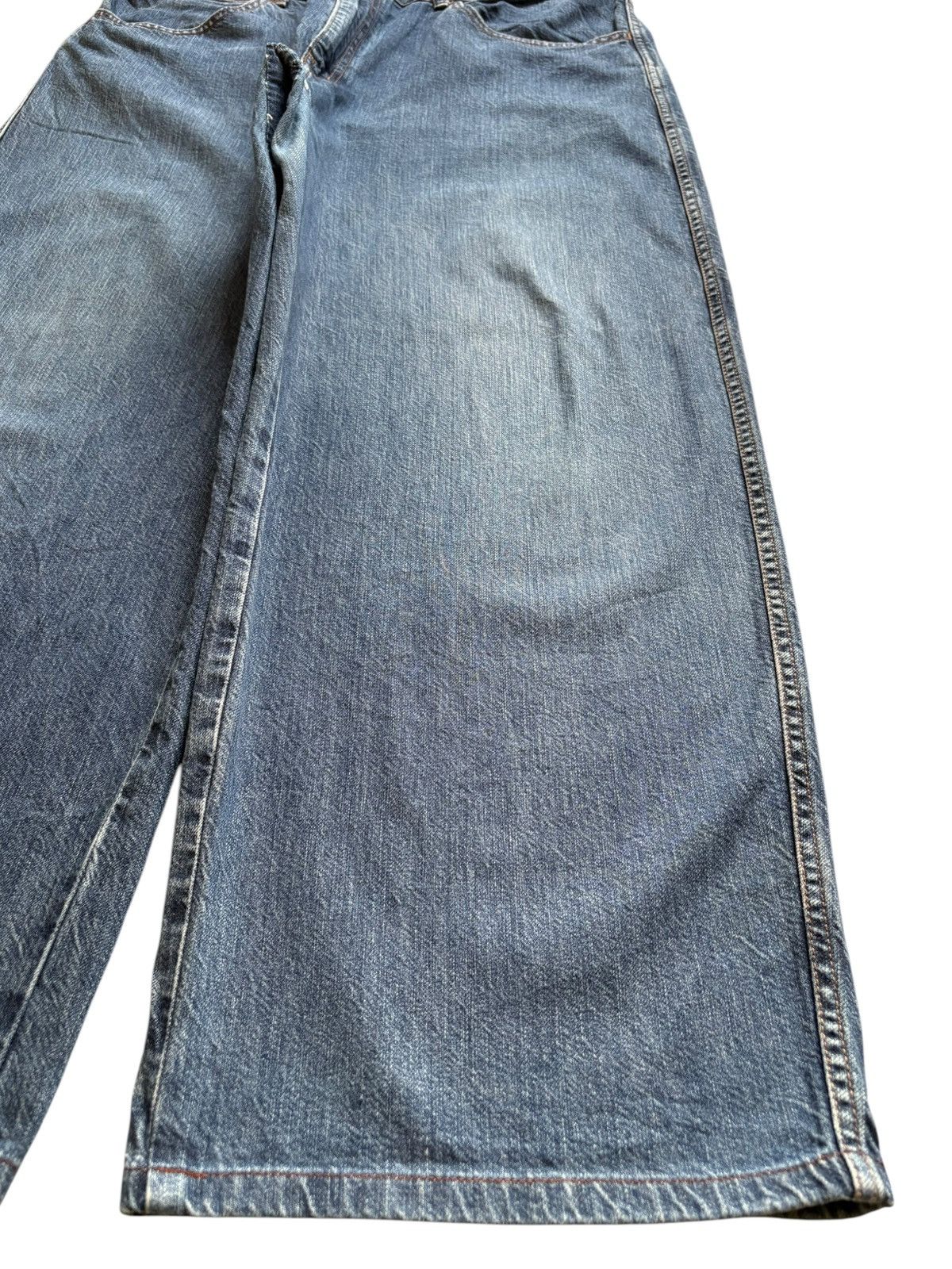 Christophe Lemaire × Japanese Brand × Uniqlo Vintage Uniqlo Blue Wash Loose Baggy Jeans Size US 38 / EU 54 - 7 Thumbnail