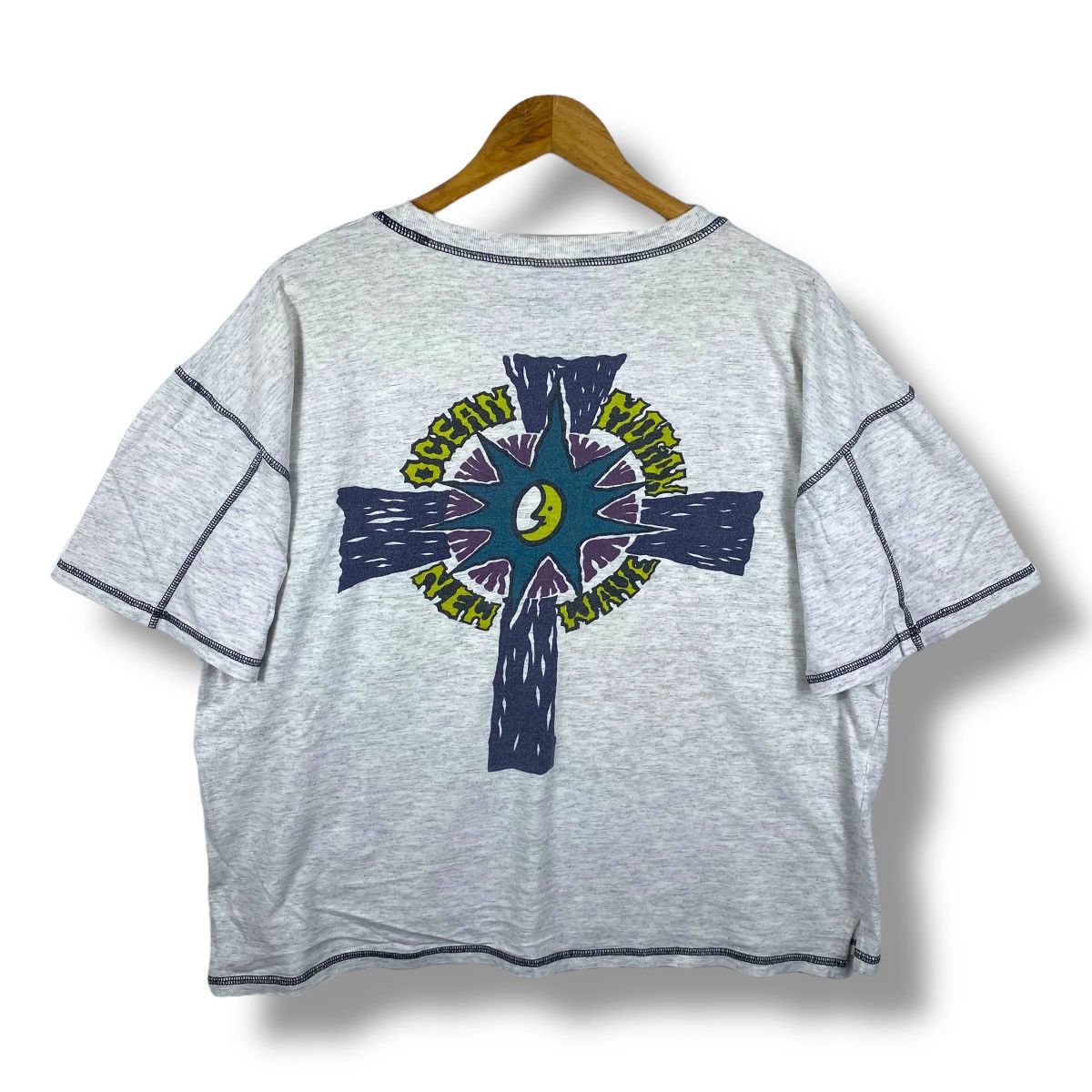 Vintage Vintage 90's GLOBAL VILLAGE Collection Ocean Motion New Wave Size US XL / EU 56 / 4 - 1 Thumbnail