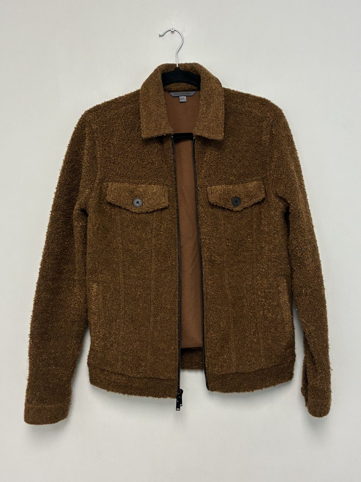 John Varvatos Cynder Boucle Teddy Jacket Size XS Size US XS / EU 42 / 0 - 8 Thumbnail