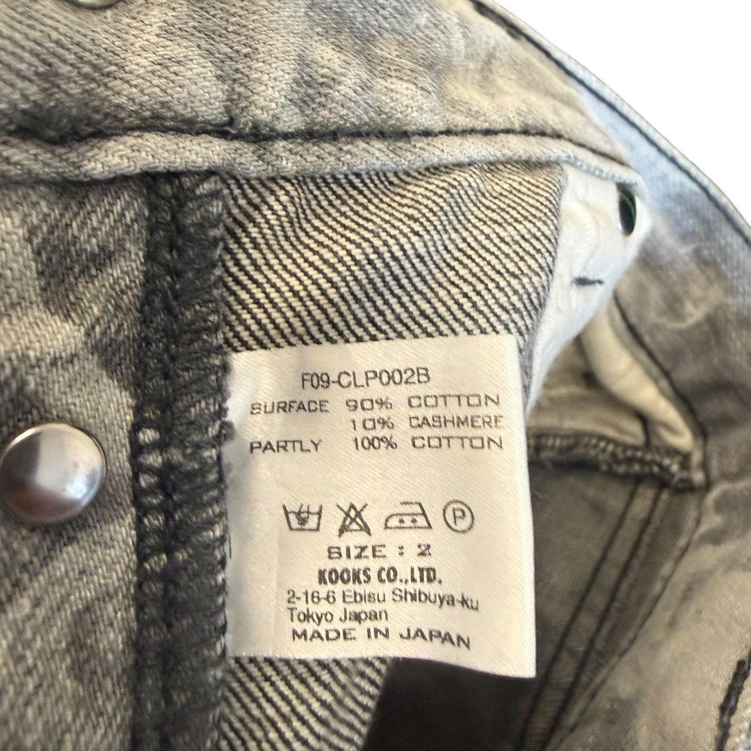Number (N)ine Number (N)ine AW09 Charles Peterson Moshpit Cashmere Denim Size US 29 - 3 Thumbnail