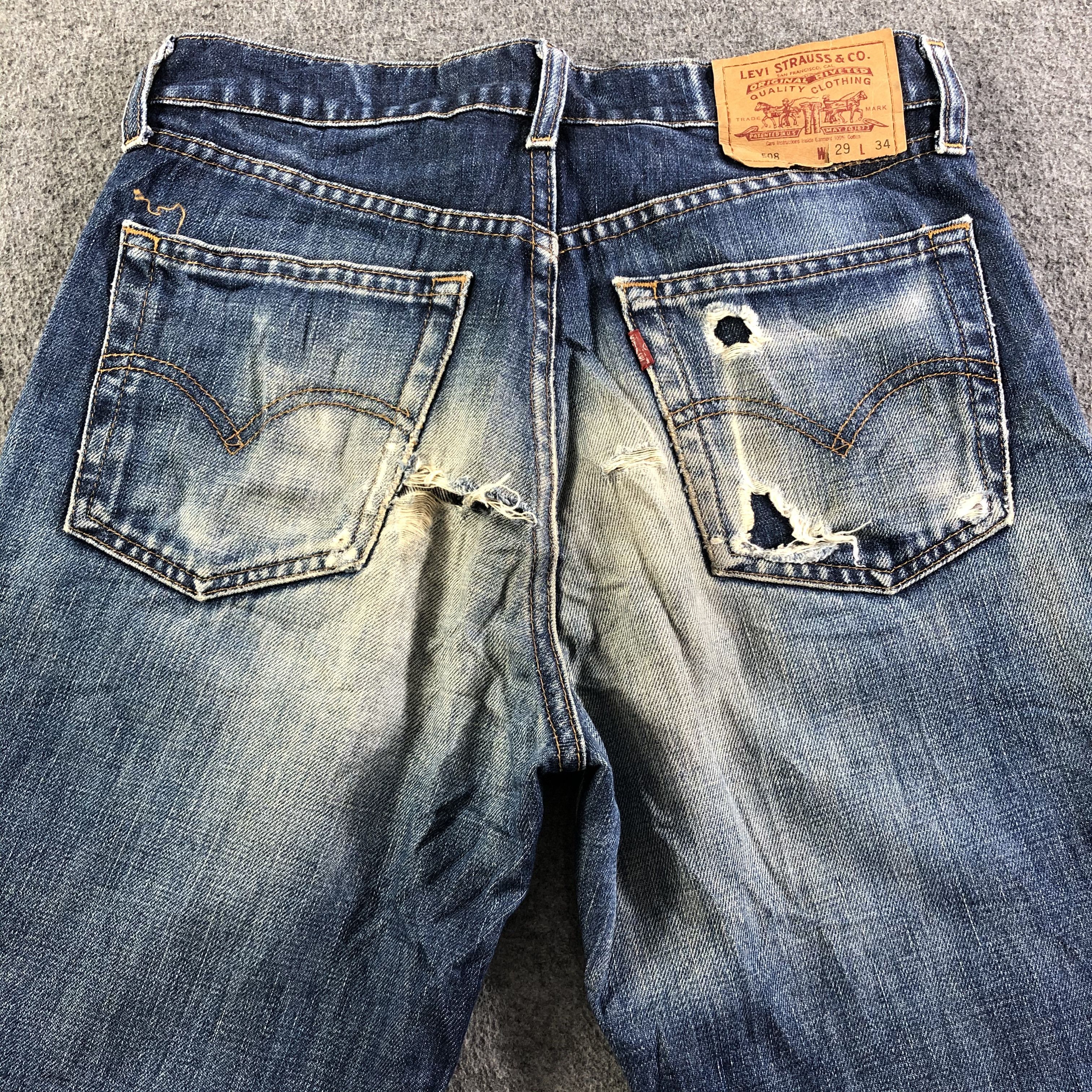 Levi's Vintage Blue Wash Levis 508 Jeans-J3609 Size US 29 - 4 Thumbnail