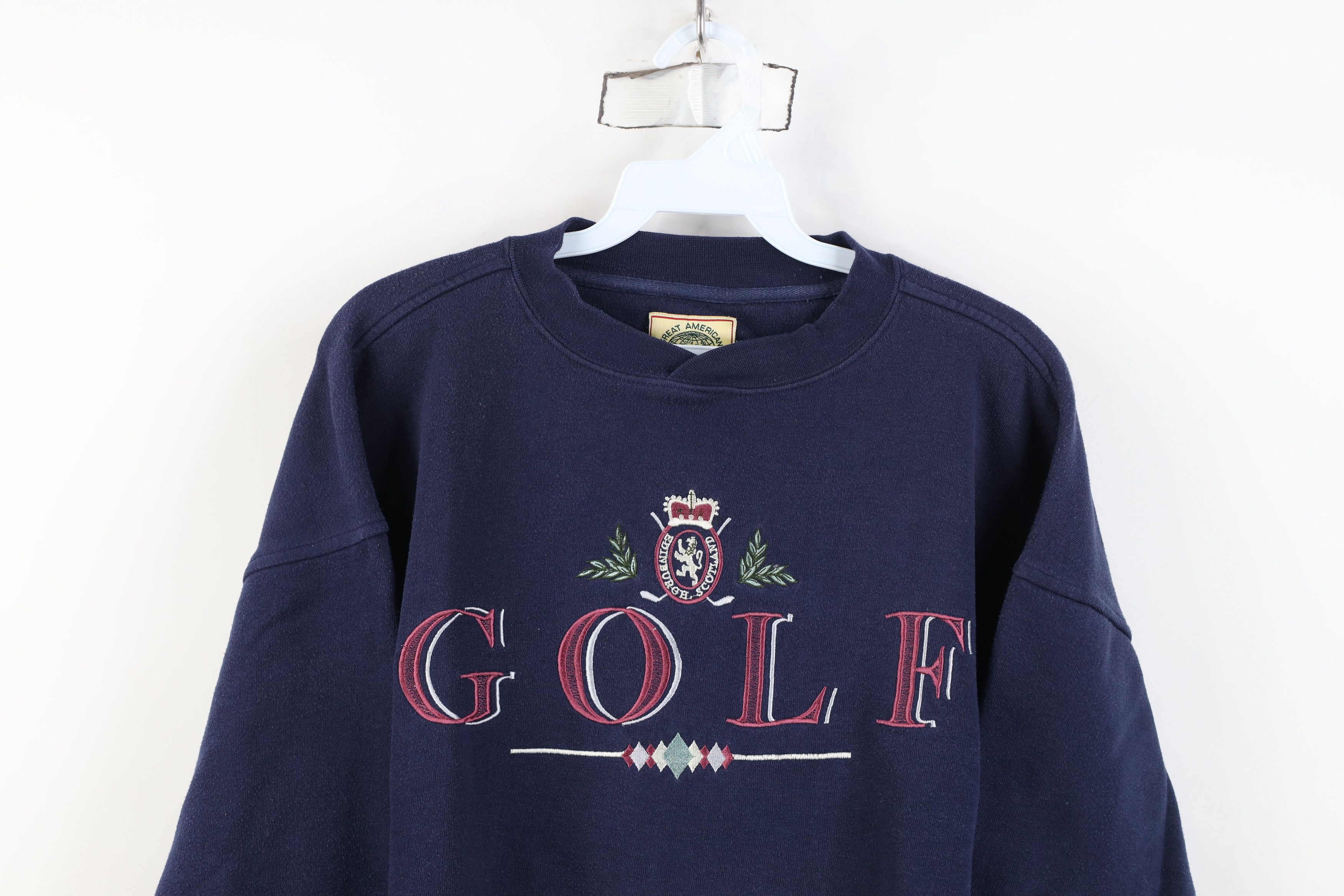 Vintage Vintage 90s Streetwear Spell Out Golf Crewneck Sweatshirt Size US L / EU 52-54 / 3 - 2 Thumbnail