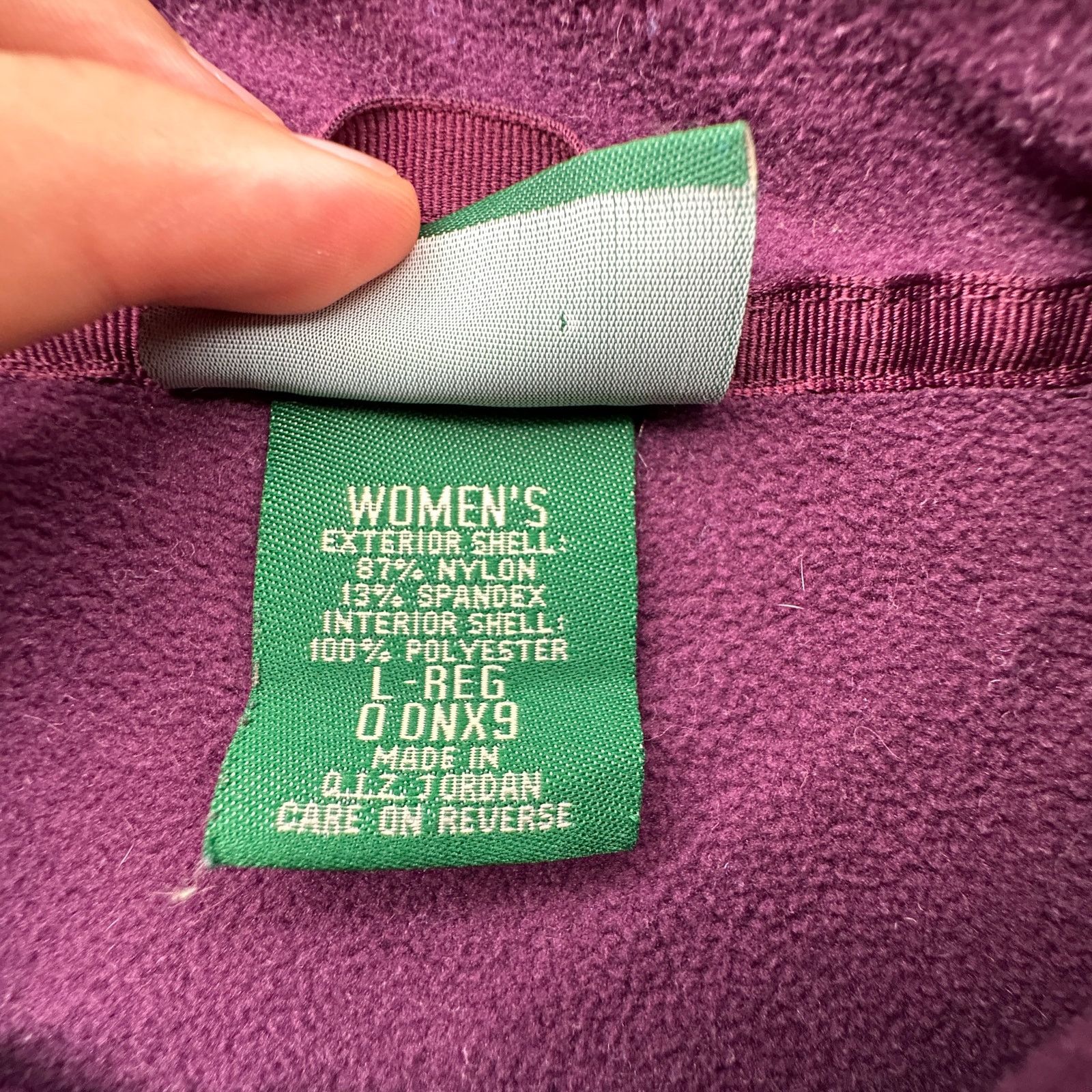 L.L. Bean LL Bean Softshell Purple Fleece Vest Jacket Womens Large Size L / US 10 / IT 46 - 7 Thumbnail