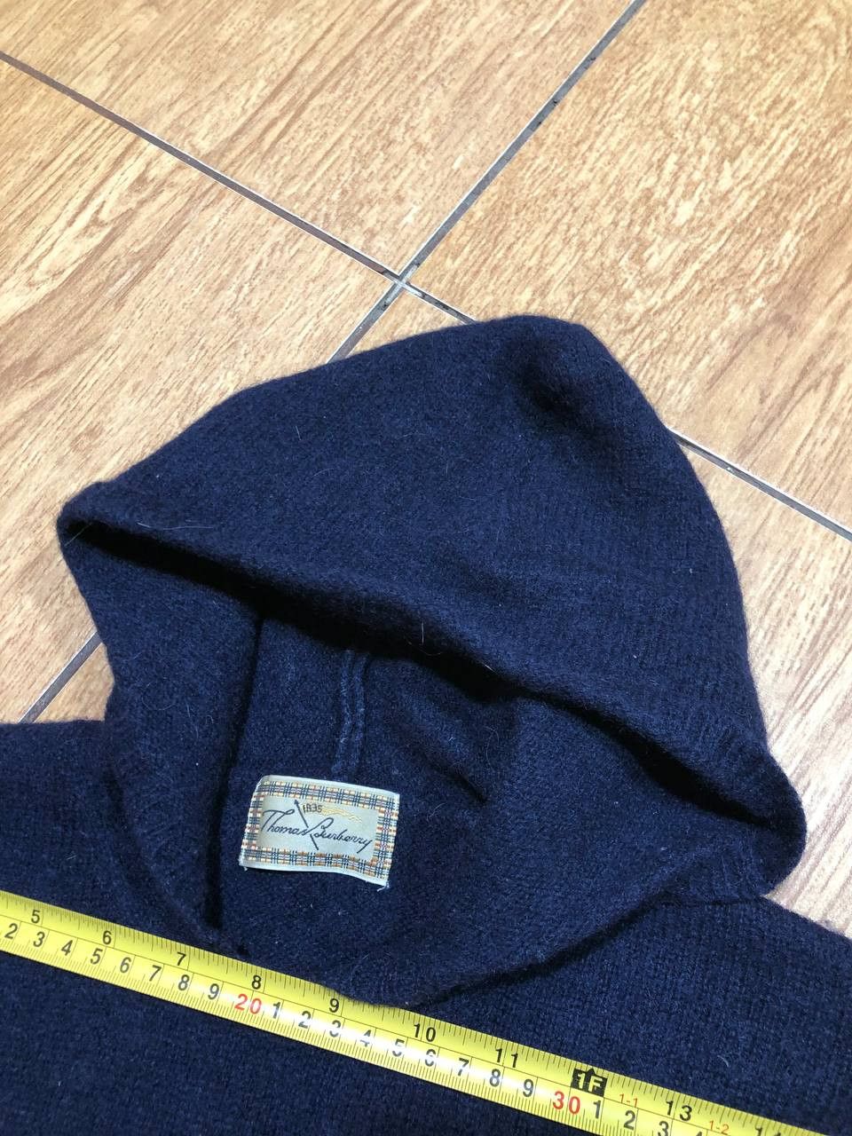 Burberry Thomas Burberry Blue Pullover Sweater HOODED Size US M / EU 48-50 / 2 - 9 Thumbnail