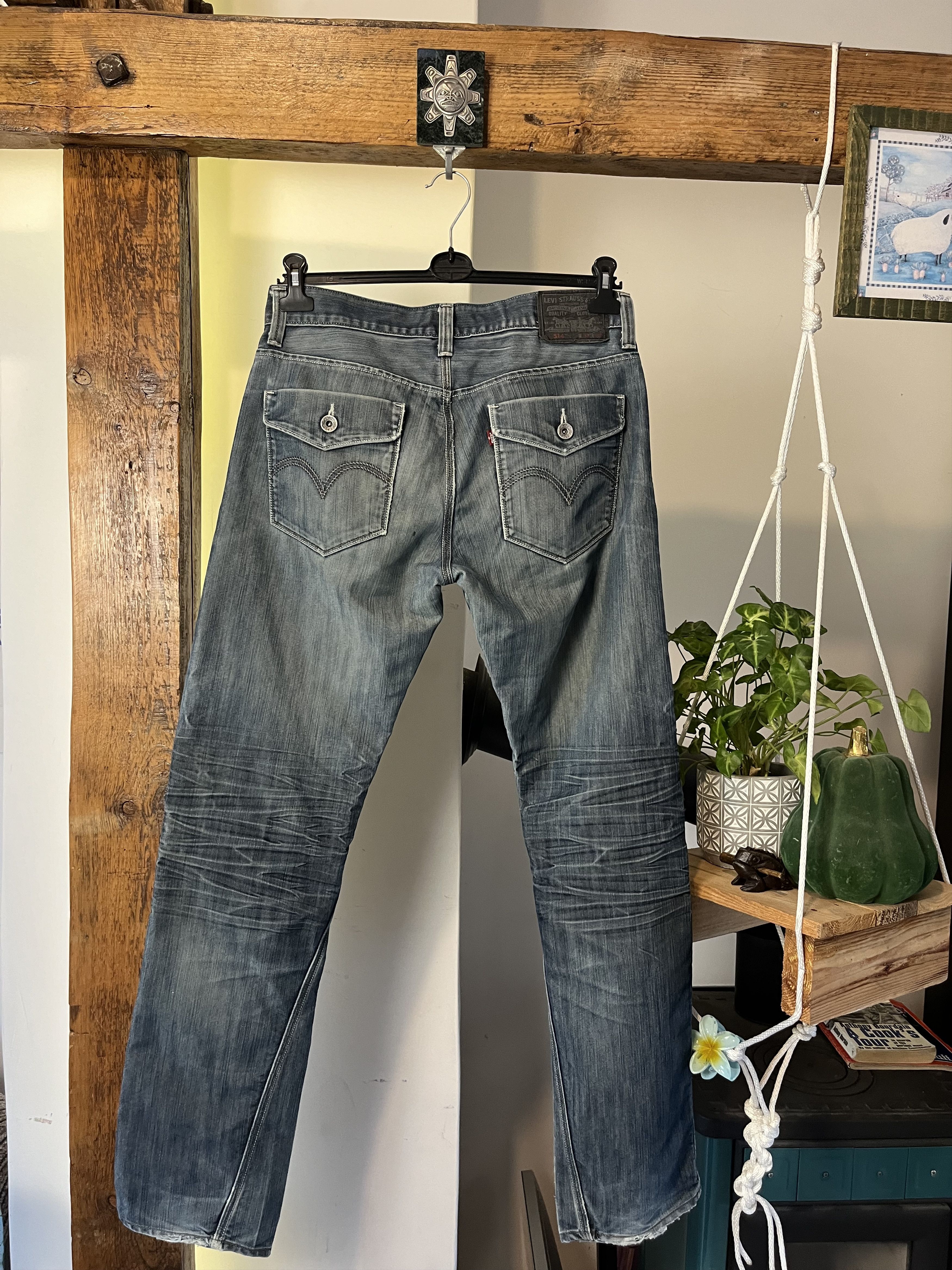 Levi's × Levi's Vintage Clothing × Vintage Vintage Levis 514 Distressed Washed Jeans Size US 33 - 2 Thumbnail