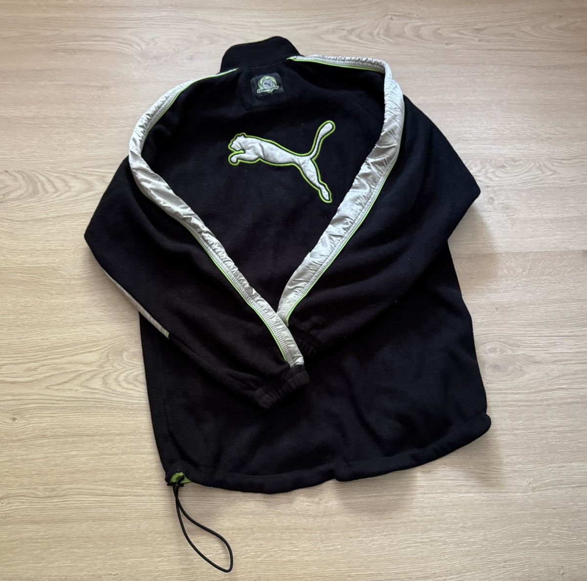 Puma Vintage 90’s Puma y2k Japanese Chrome Logo Fleece Pullover Size US L / EU 52-54 / 3 - 4 Thumbnail