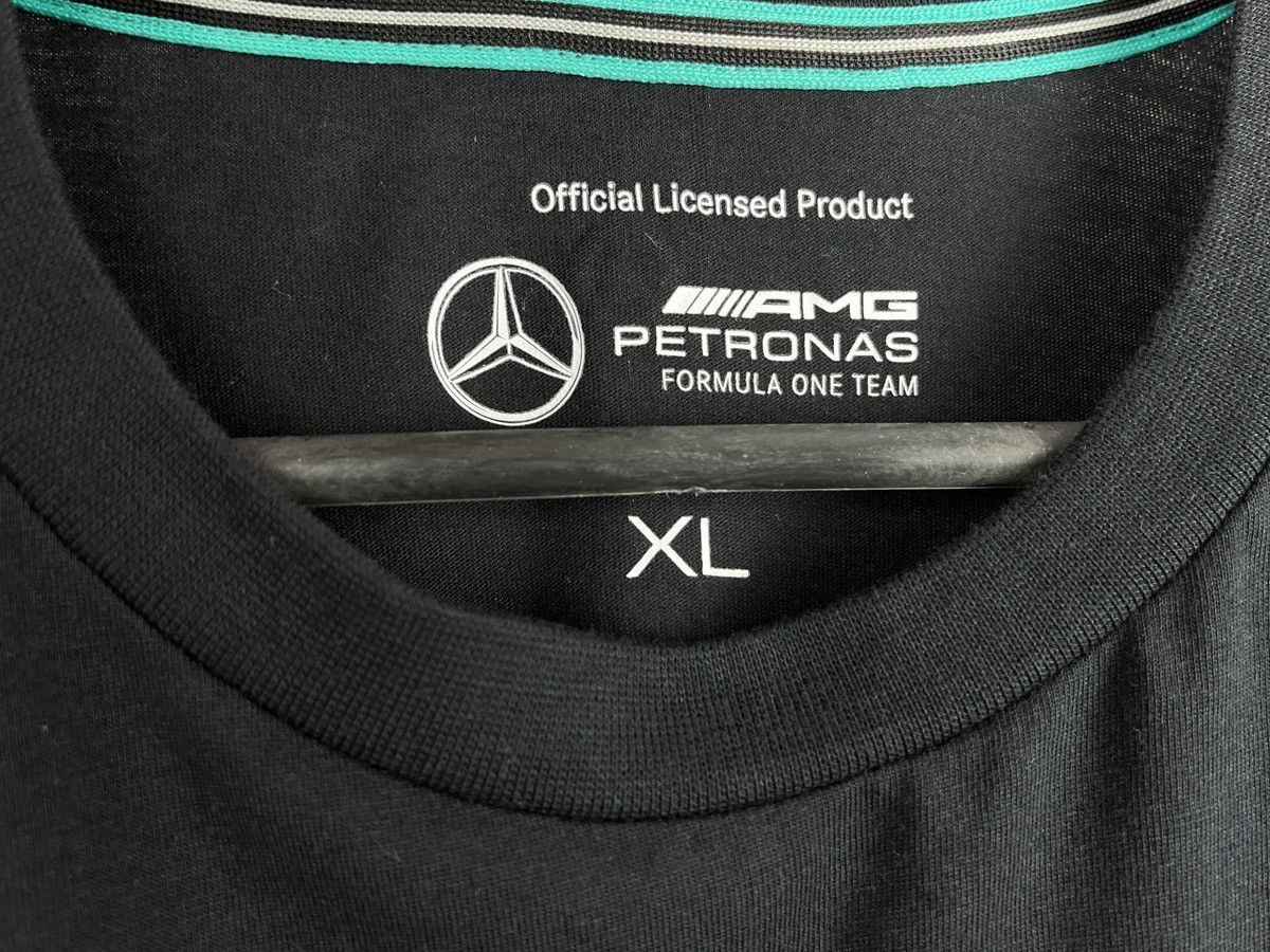 Mercedes-Benz Mercedes Benz AMG PETRONAS Black Jersey T-Shirt Size US XL / EU 56 / 4 - 4 Thumbnail