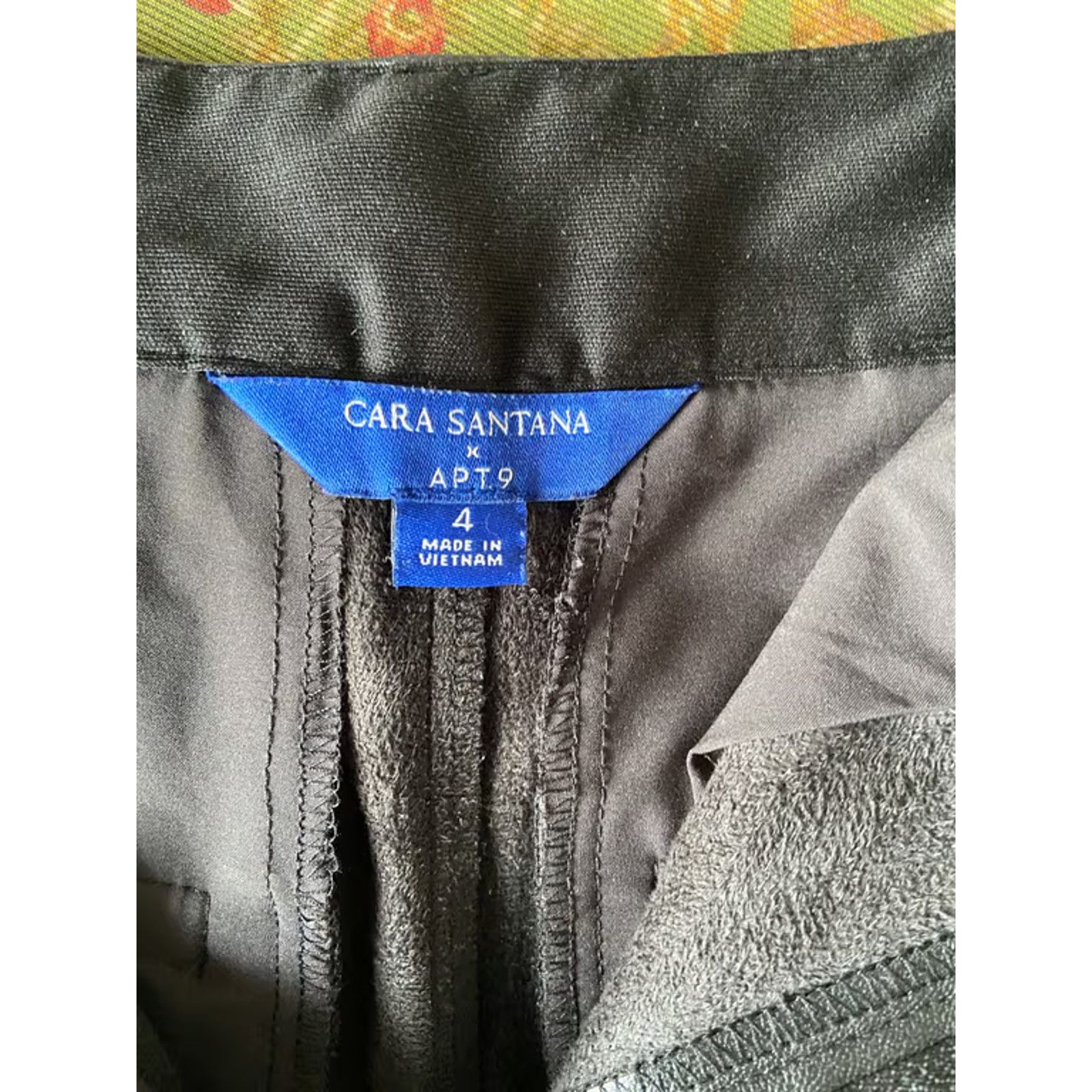 Fredo Santana Black faux leather womens pants Cara santa size:4 Size 28" / US 6 / IT 42 - 3 Thumbnail