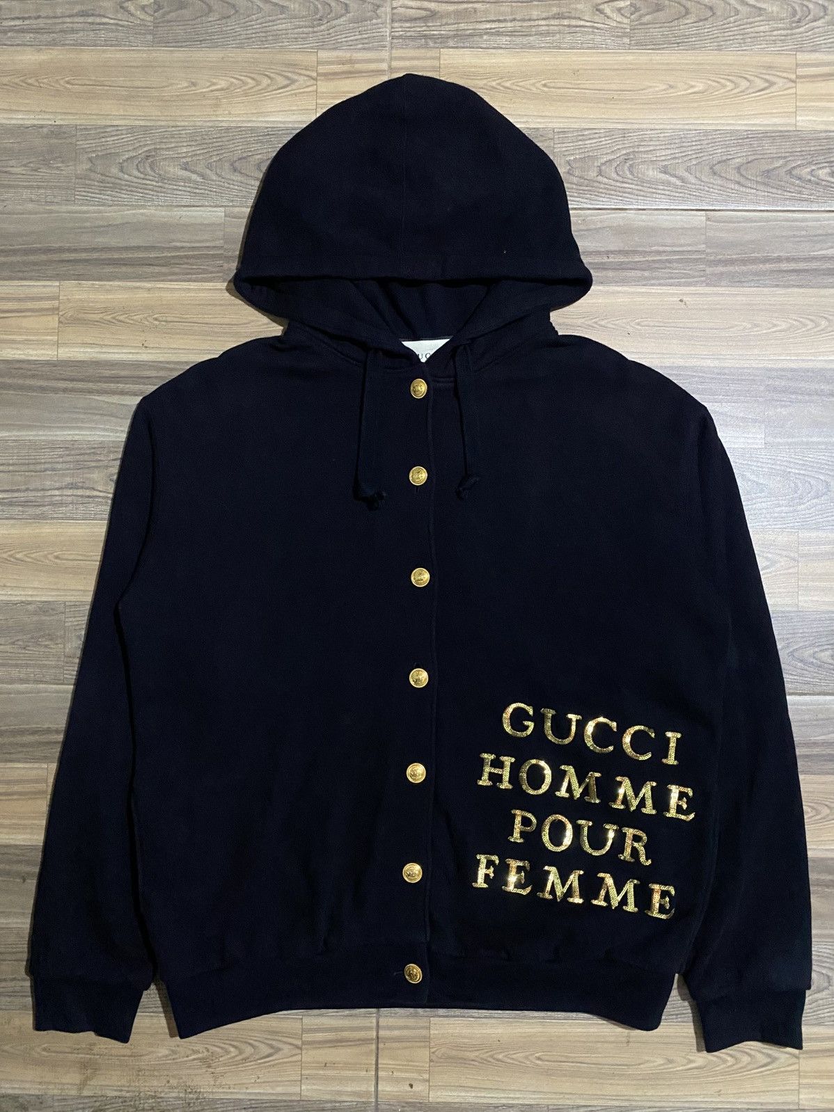 Gucci GUCCI HOMME POUR FEMME HOODIE Size L / US 10 / IT 46 - 1 Thumbnail