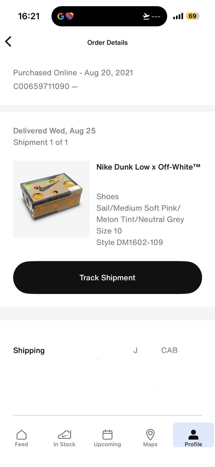 Nike OFF-WHITE NIKE DUNK LOW LOT 09 Size US 10 / EU 43 - 11 Thumbnail