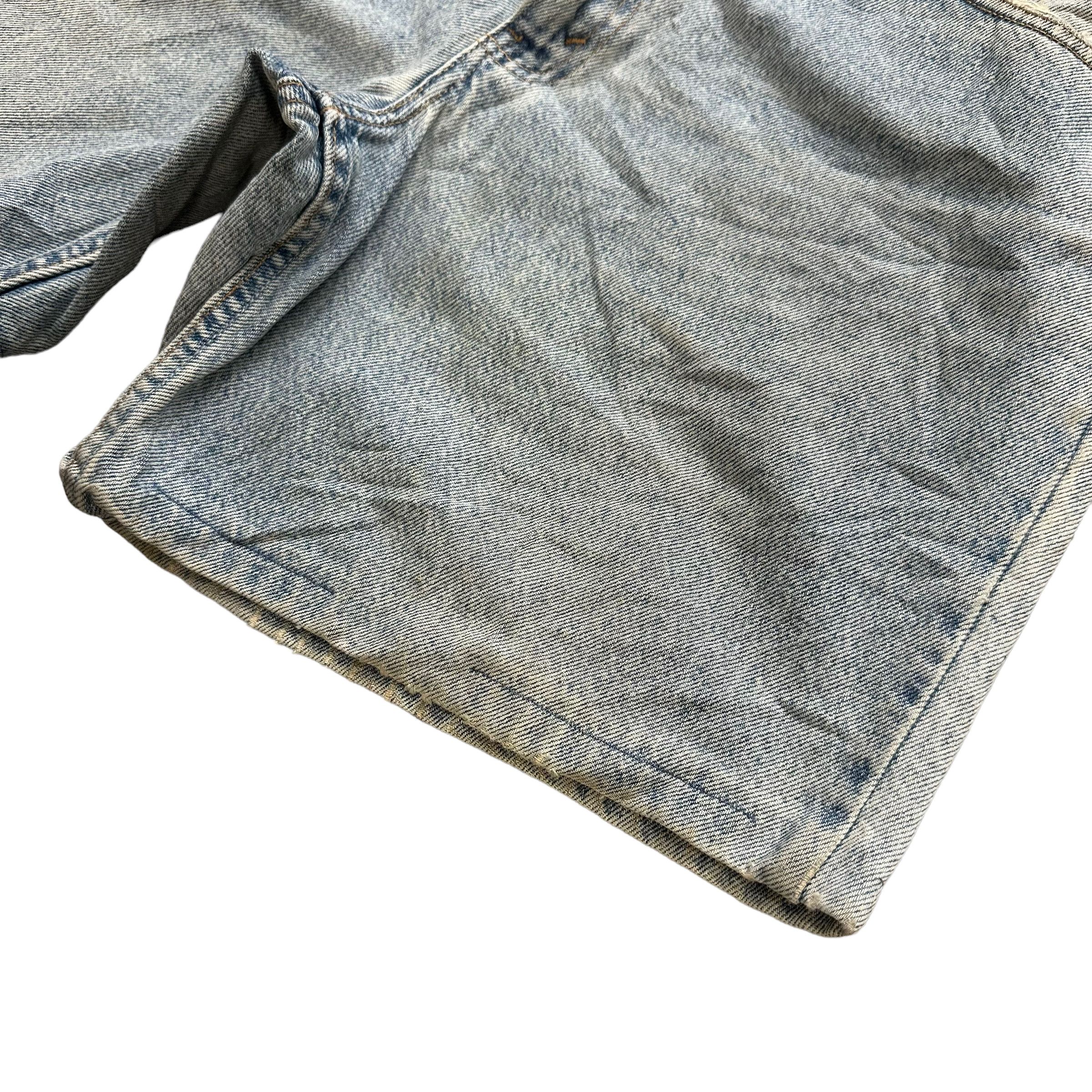 Levi's VINTAGE TRASHED LEVIS STRAUSS SHORT JEANS #8398-007 Size US 35 - 9 Thumbnail