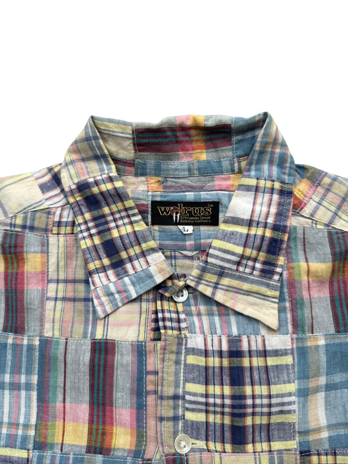 Japanese Brand Walrus Custom Patch Shirt Size US L / EU 52-54 / 3 - 4 Thumbnail