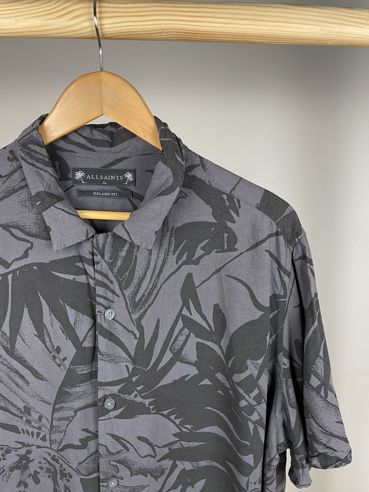 Allsaints × Vintage Allsaints lanai ss shirt viscose Size US XL / EU 56 / 4 - 3 Thumbnail