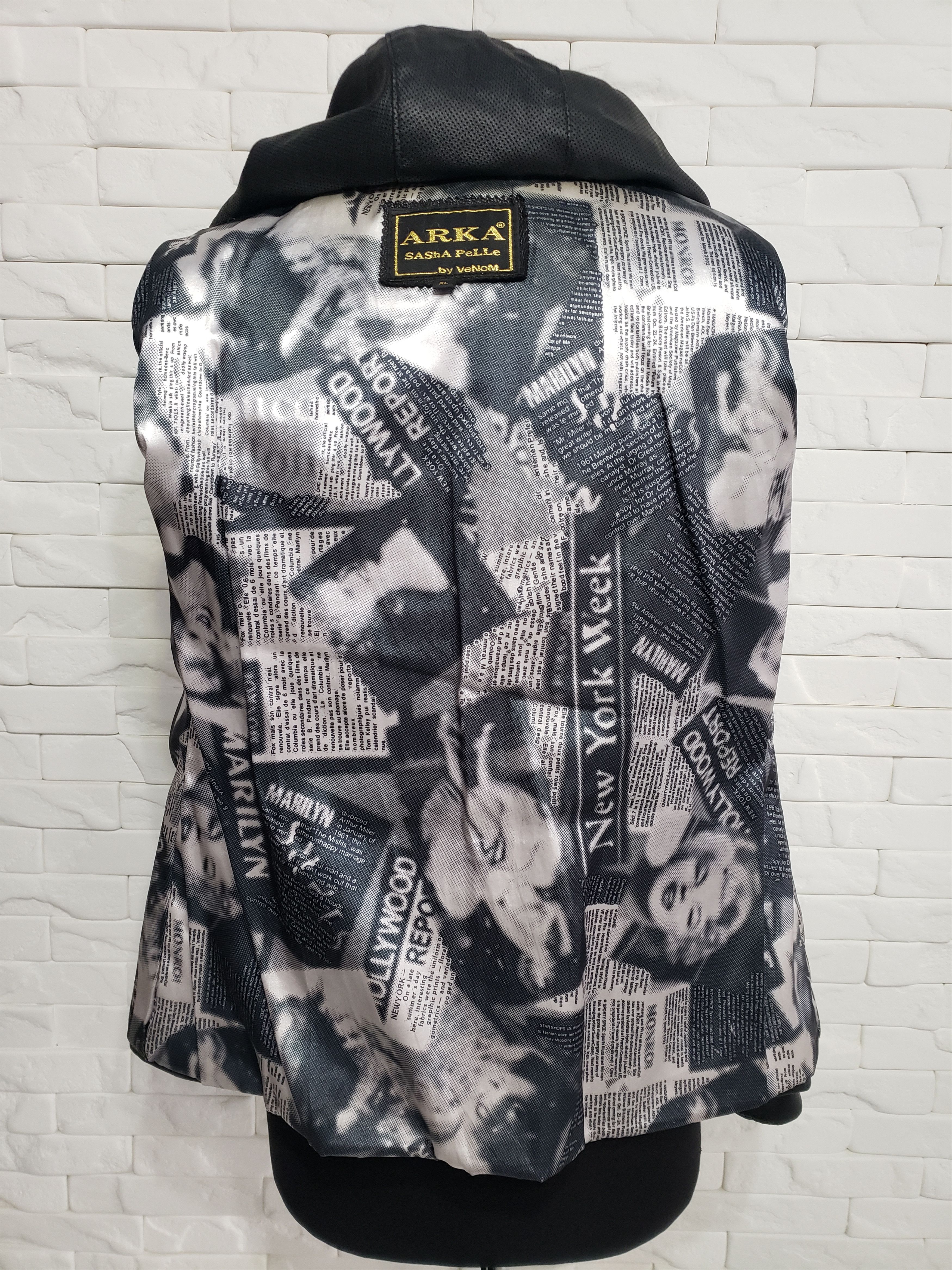 Genuine Leather × Uniqlo Black women's leather jacket with a hood. Size L / US 10 / IT 46 - 8 Thumbnail