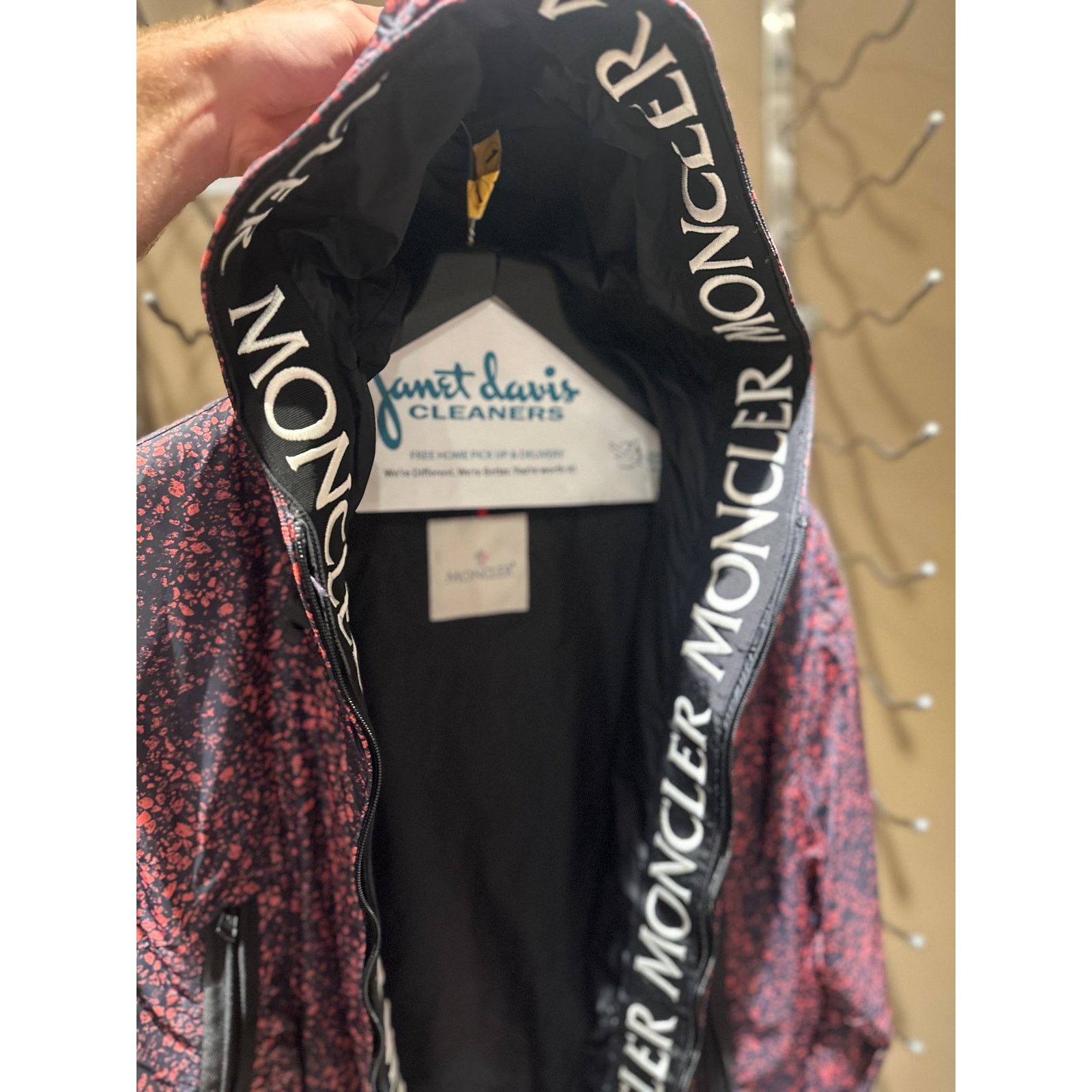 Moncler Size XXL - Moncler Black and Pink Siagne Jacket Size US XXL / EU 58 / 5 - 4 Thumbnail