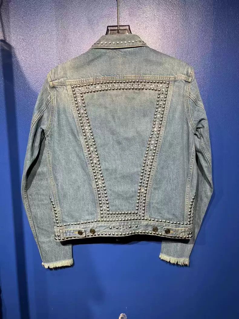 Saint Laurent Paris Saint Laurent Paris Diamond denim jacket-2505 Size US L / EU 52-54 / 3 - 4 Thumbnail