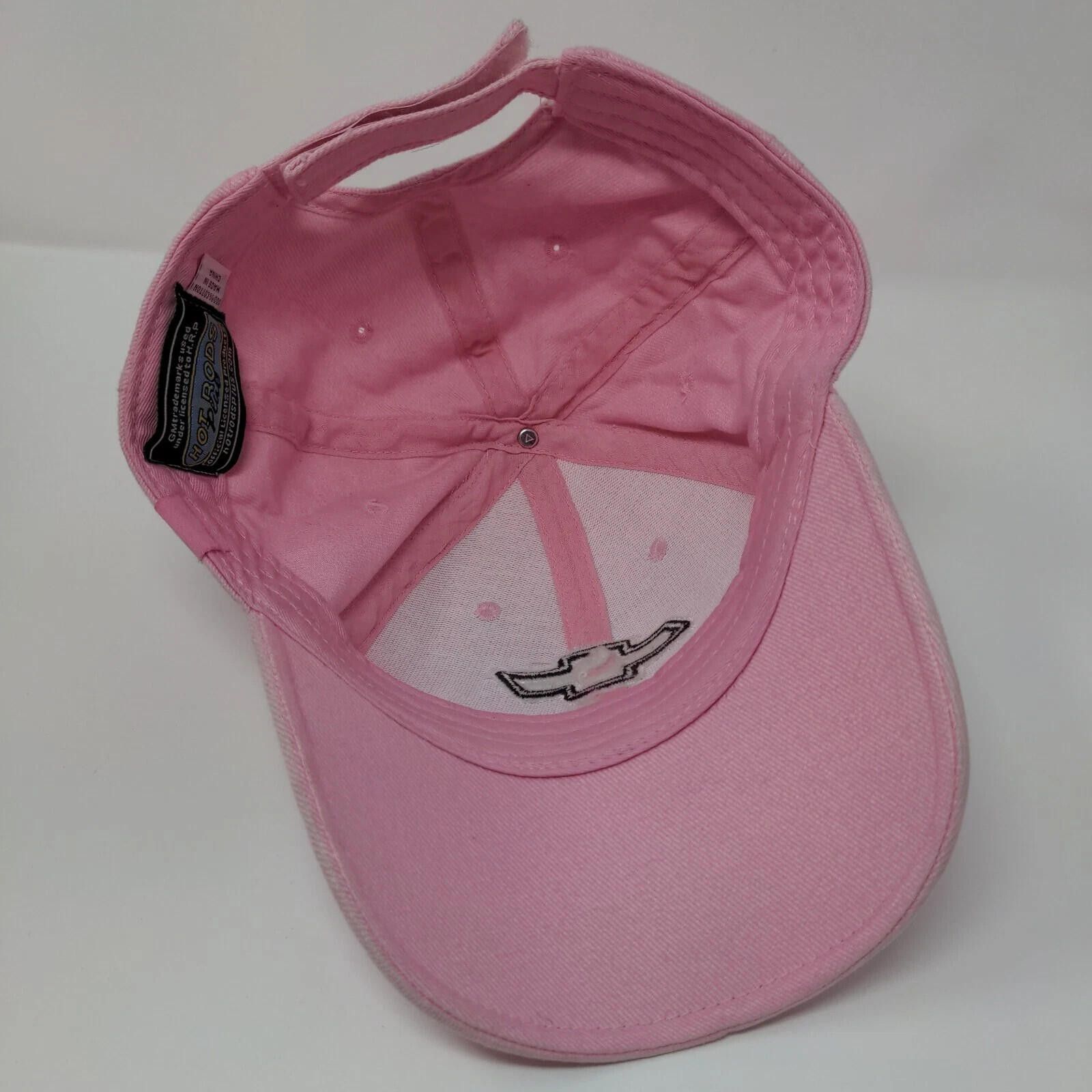 Chevrolet 2000s Chevrolet Logo Pink Strapback Hat Racing GM OSFA Clean Size ONE SIZE - 5 Thumbnail