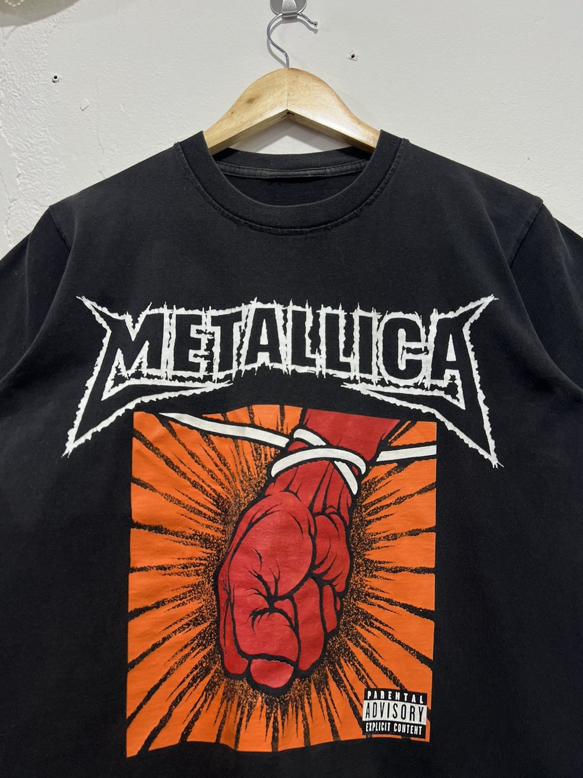 Band Tees × Vintage Vintage Metallica Band Crazy Backhit Boxy Tshirt Size US S / EU 44-46 / 1 - 2 Thumbnail