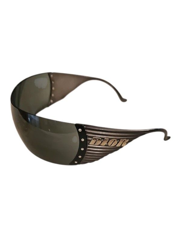 Dior Dior Bike 4 Shield Sunglasses in Gunmetal, c.2000s Size ONE SIZE - 1 Thumbnail