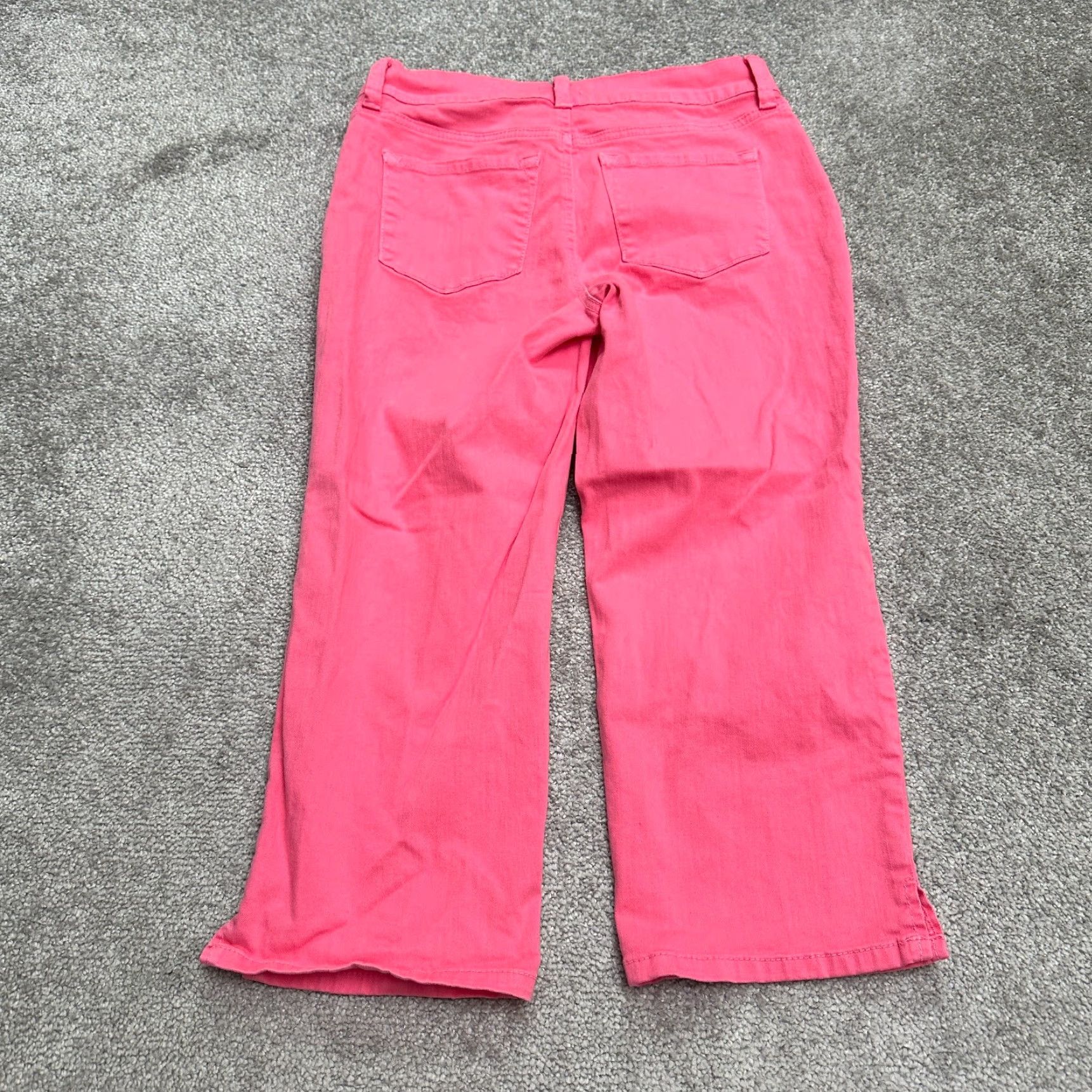 NYDJ NYDJ Jeans Women's Size 2 Pink Crop Mid Rise Straight Leg Denim 29x20.5 Cotton Spandex Size 26" / US 2 / IT 38 - 2 Thumbnail