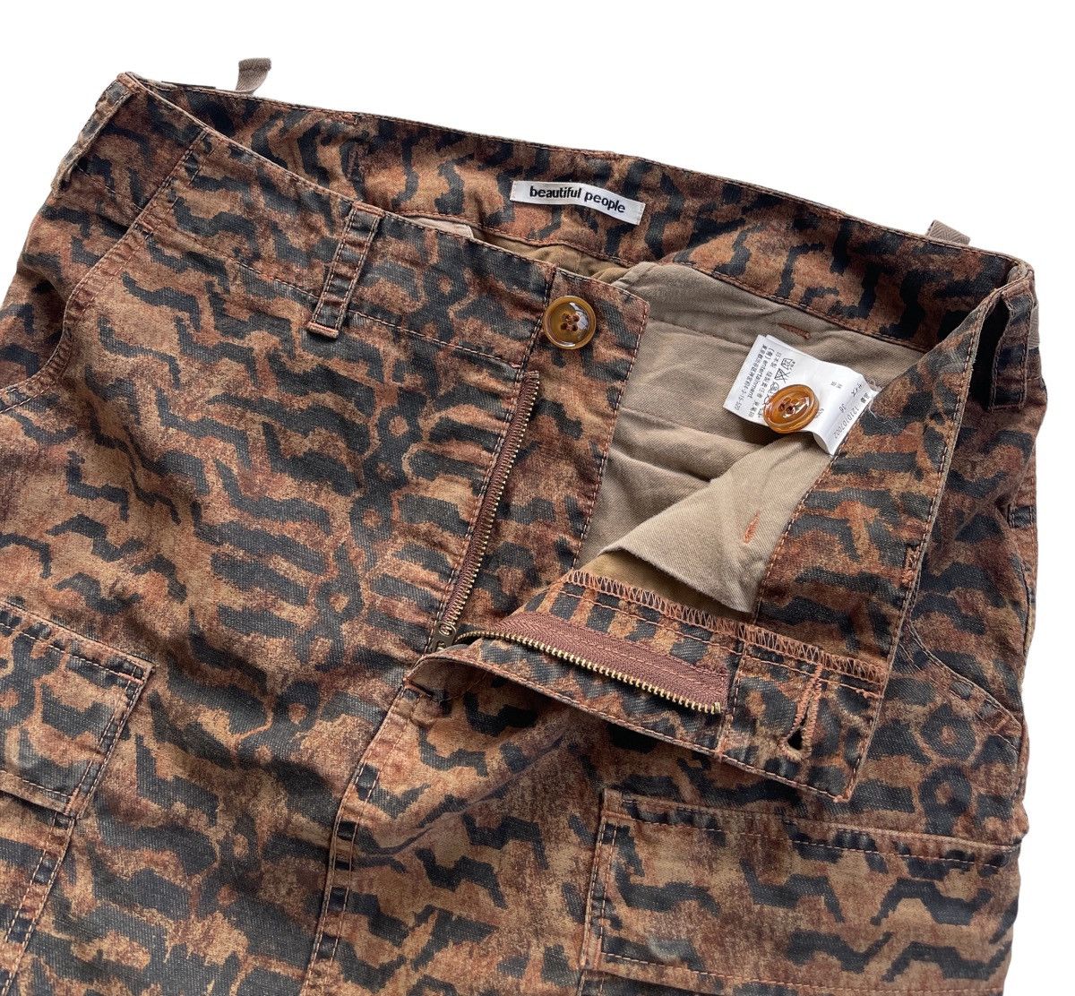 Japanese Brand BEAUTIFUL PEOPLE Rockabilly Leopard If Six Was Nine Skirt Size 30" / US 8 / IT 44 - 7 Thumbnail