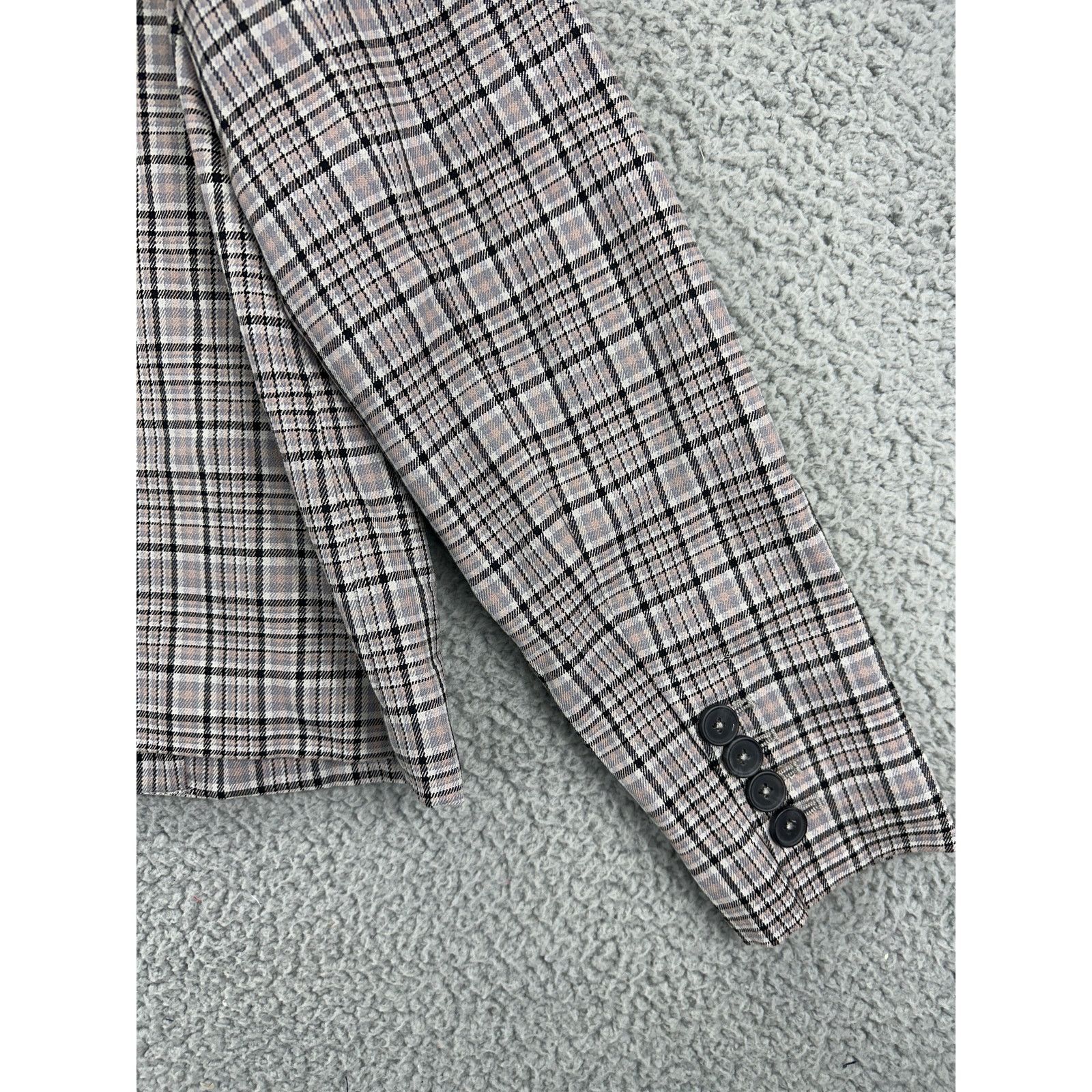 Free People Free People Cali Plaid Blazer Jacket Womens Medium NEW M Size M / US 6-8 / IT 42-44 - 9 Thumbnail
