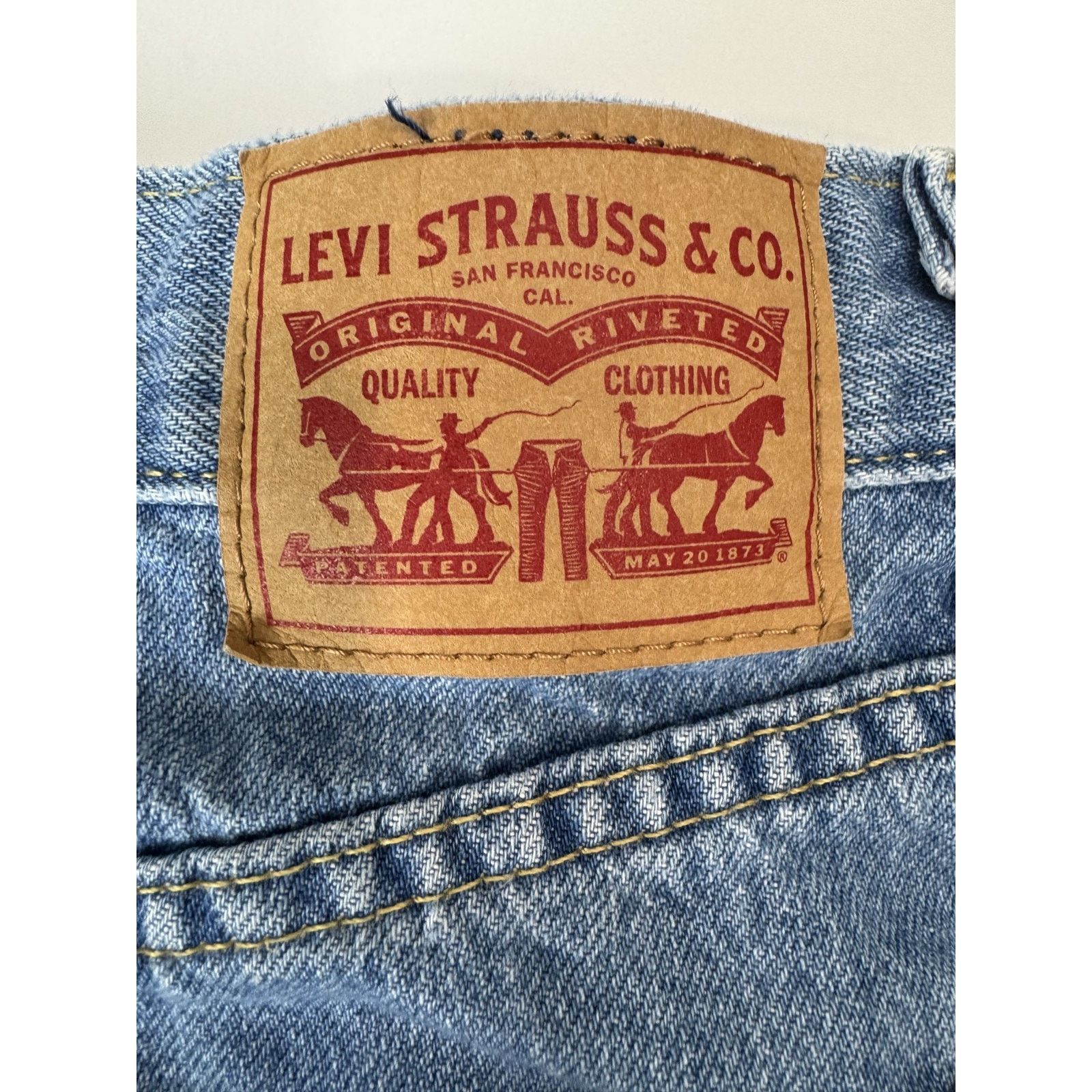 Levi's Levi's High Waisted Mom Shorts Grunge Women's Size 28 Size 28" / US 6 / IT 42 - 11 Thumbnail