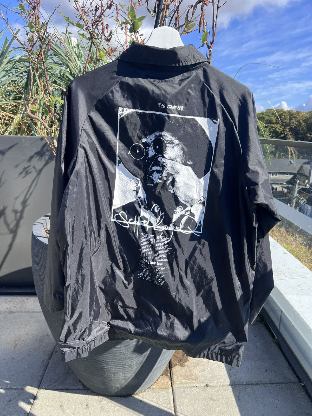 Rap Tees × Top Dawg Entertainment × Vintage Schoolboy Q Blank Face Tour Coaches Jacket Windbreaker Size US S / EU 44-46 / 1 - 1 Thumbnail