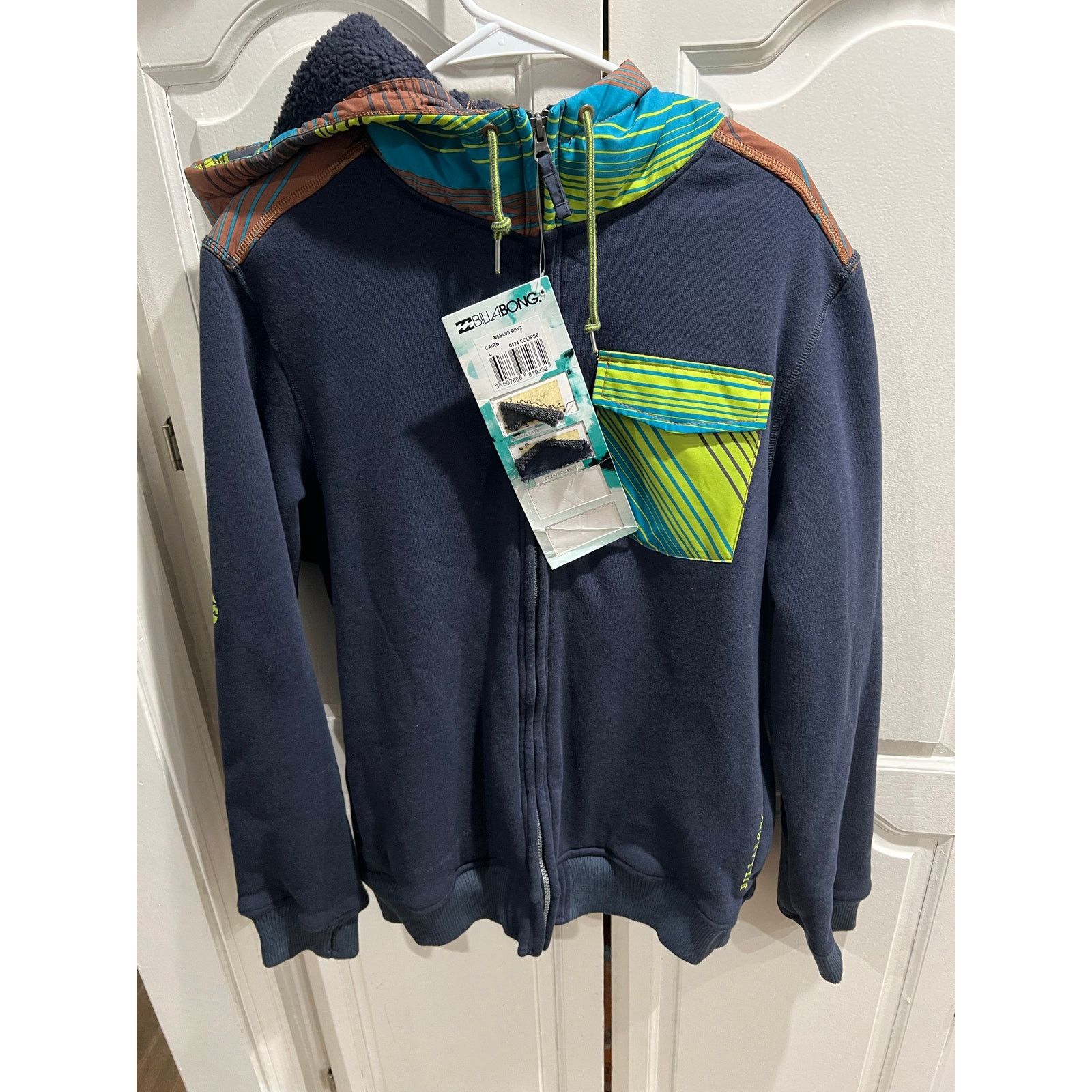 Billabong Billabong Cairn Sherpa Hoodie Jacket Men’s L Full Zip Size US L / EU 52-54 / 3 - 7 Thumbnail