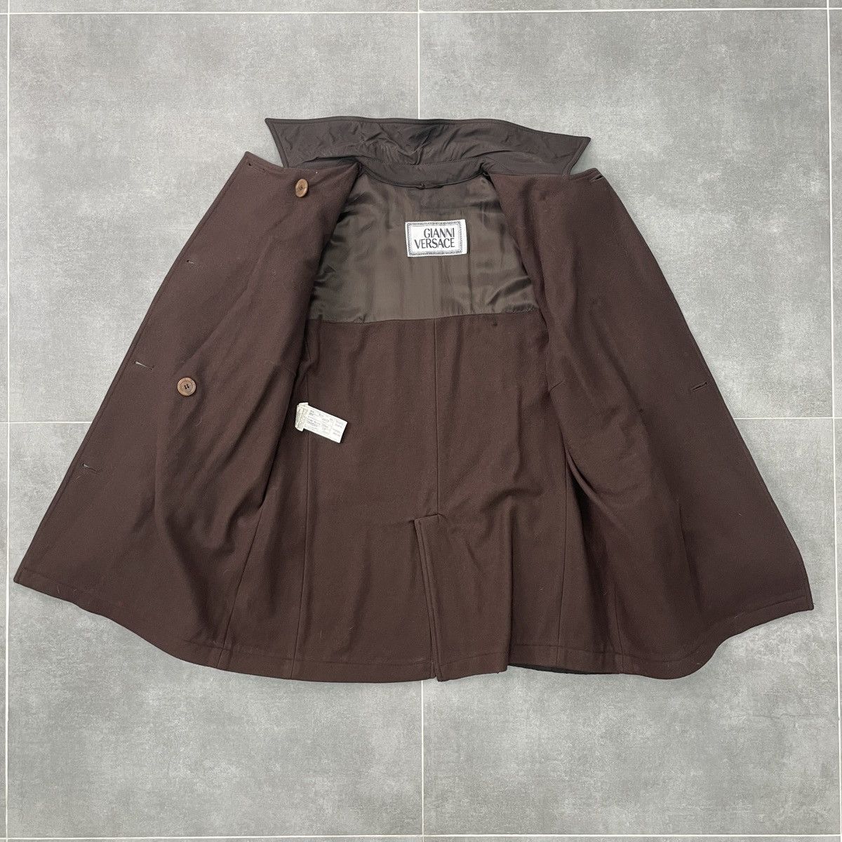 Versace × Vintage Vintage Gianni Versace Women Trench Coat Jacket Size 42 Size M / US 6-8 / IT 42-44 - 13 Thumbnail
