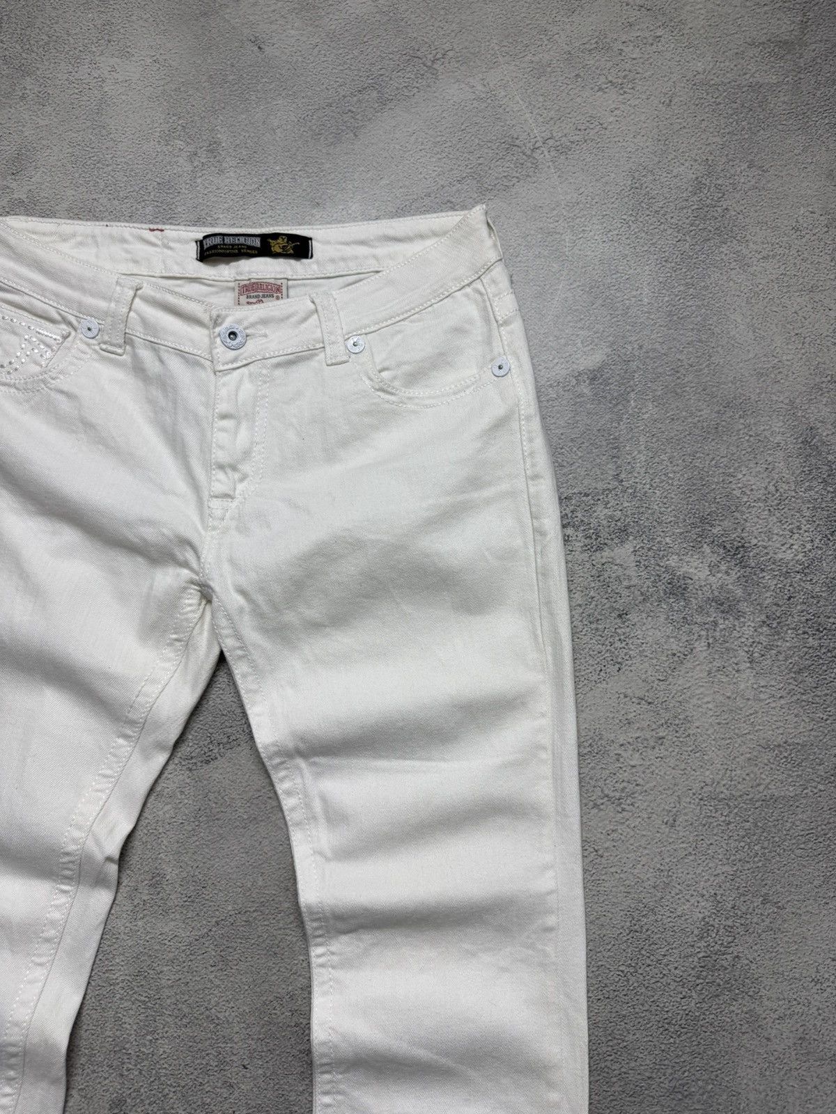 True Religion Vintage Y2k True Religion 🤍 USA Denim Jeans 90’s Size 34" / US 12 / IT 48 - 13 Thumbnail