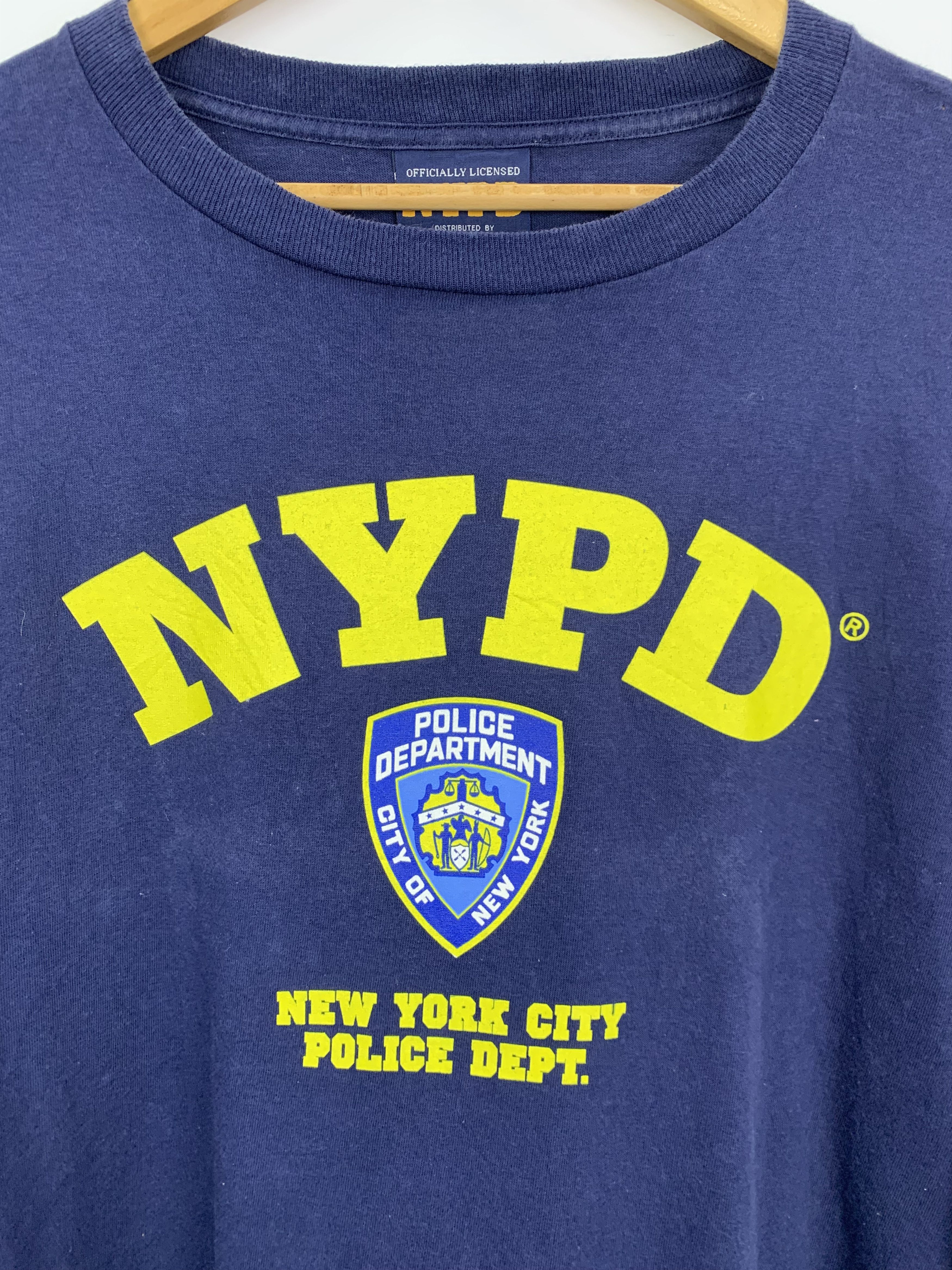 Vintage Vintage Official NYPD Longsleeve T Shirt TA0136 Size US XL / EU 56 / 4 - 7 Thumbnail